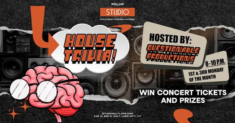 House Trivia! Music Trivia at Studio — Questionable Productions - bar ...