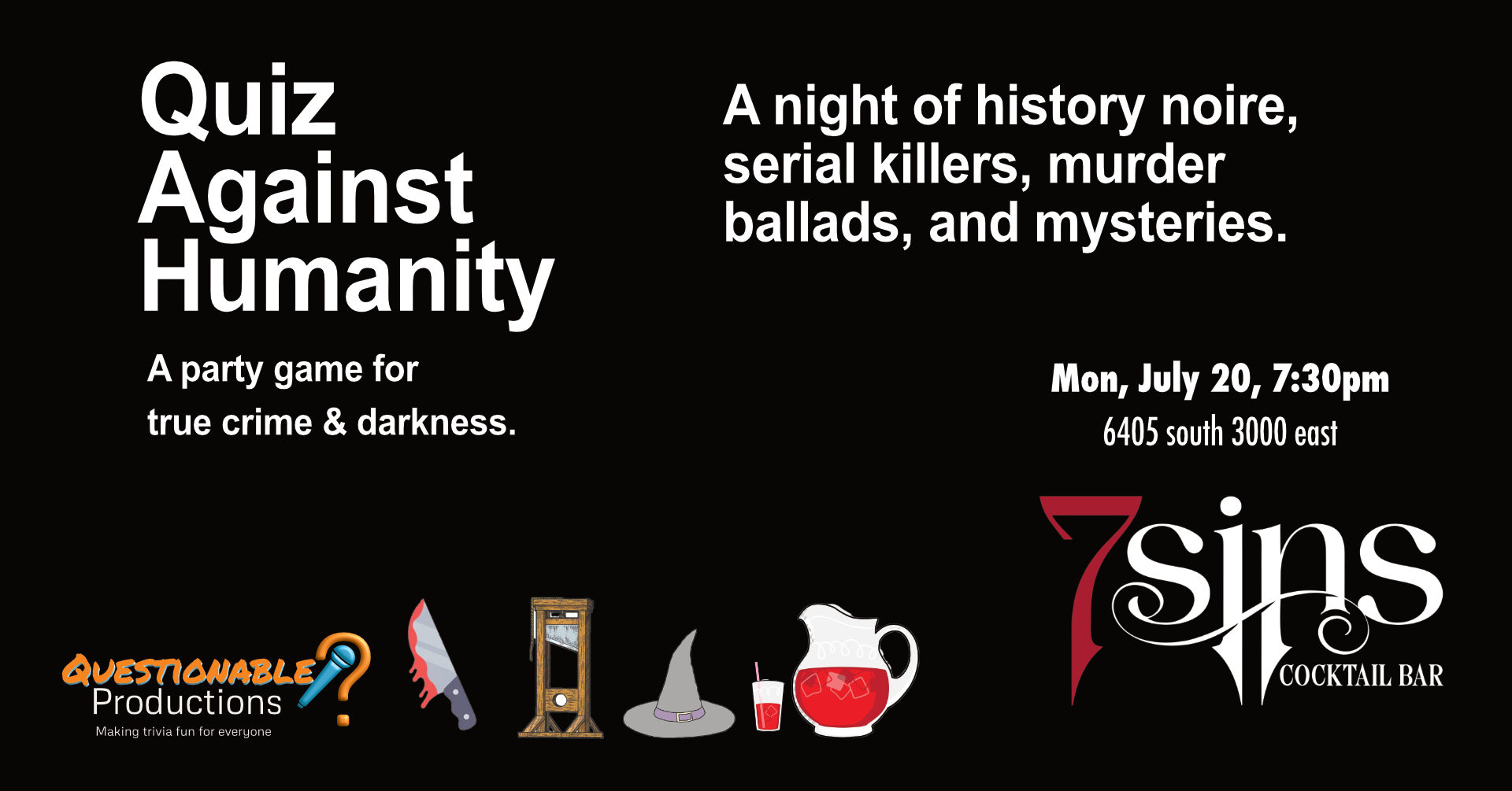 quiz against humanity, trivia about true crime and dark history
