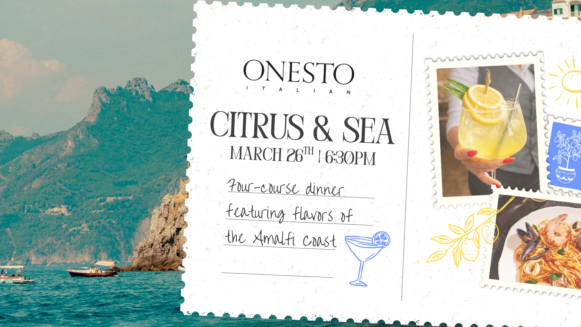 Citrus &amp; Sea: An Amalfi Coast Inspired Dinner in Milwaukee