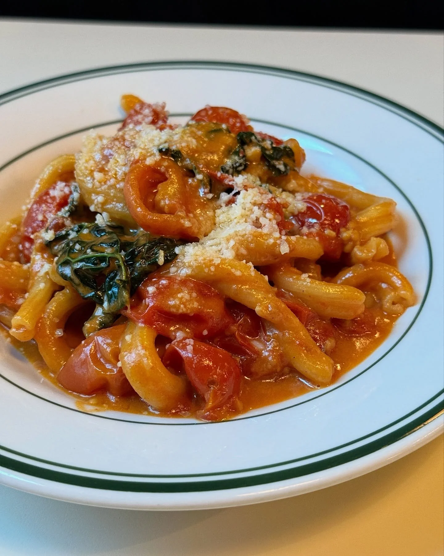 We&rsquo;re giving you the weekend off, here&rsquo;s what&rsquo;s cooking at our place! ⬇️

🍝&rsquo;NDUJA CASARECCE: &lsquo;Nduja tomato sauce, with Tuscan kale and parmesan

🌱PESTO FOCACCIA: With whipped ricotta olive oil

🛵 Available as specials