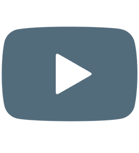 A Grey YouTube Logo Button that will link you to the Ropes N Riffs Podcast YouTube Channel