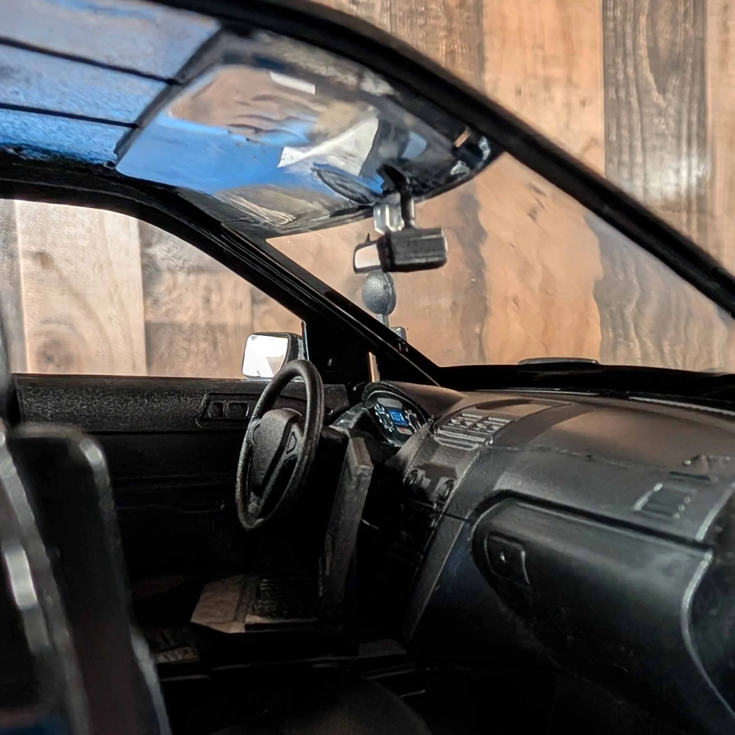 Dash Cam mounted inside 1:18 model
