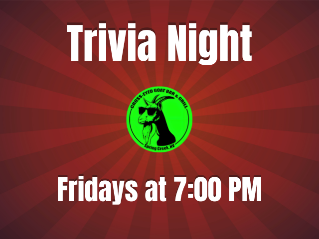 Trivia Night at Cross-Eyed Goat