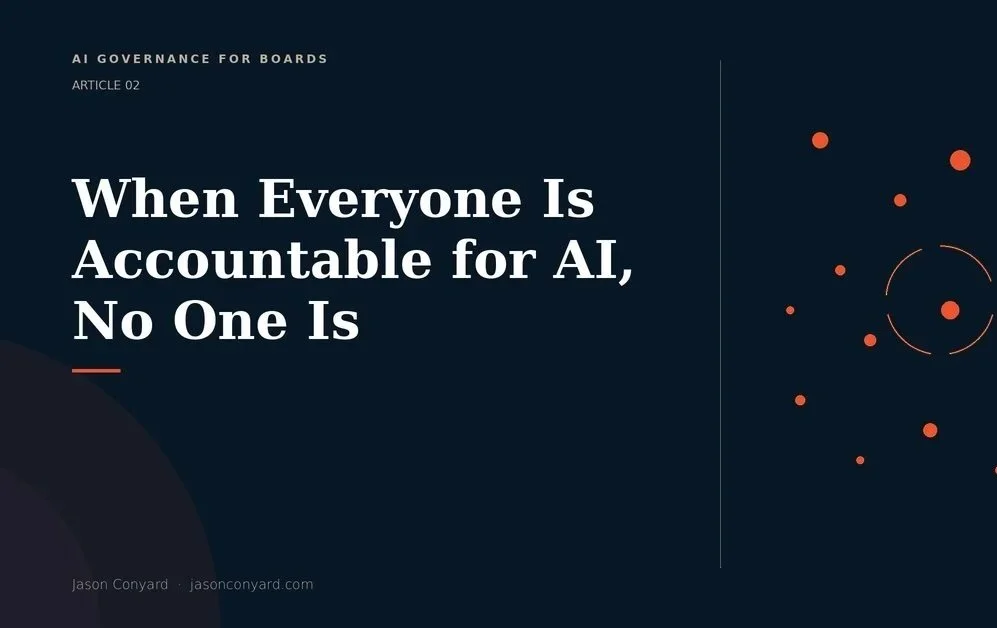 When Everyone Is Accountable for AI, No One Is