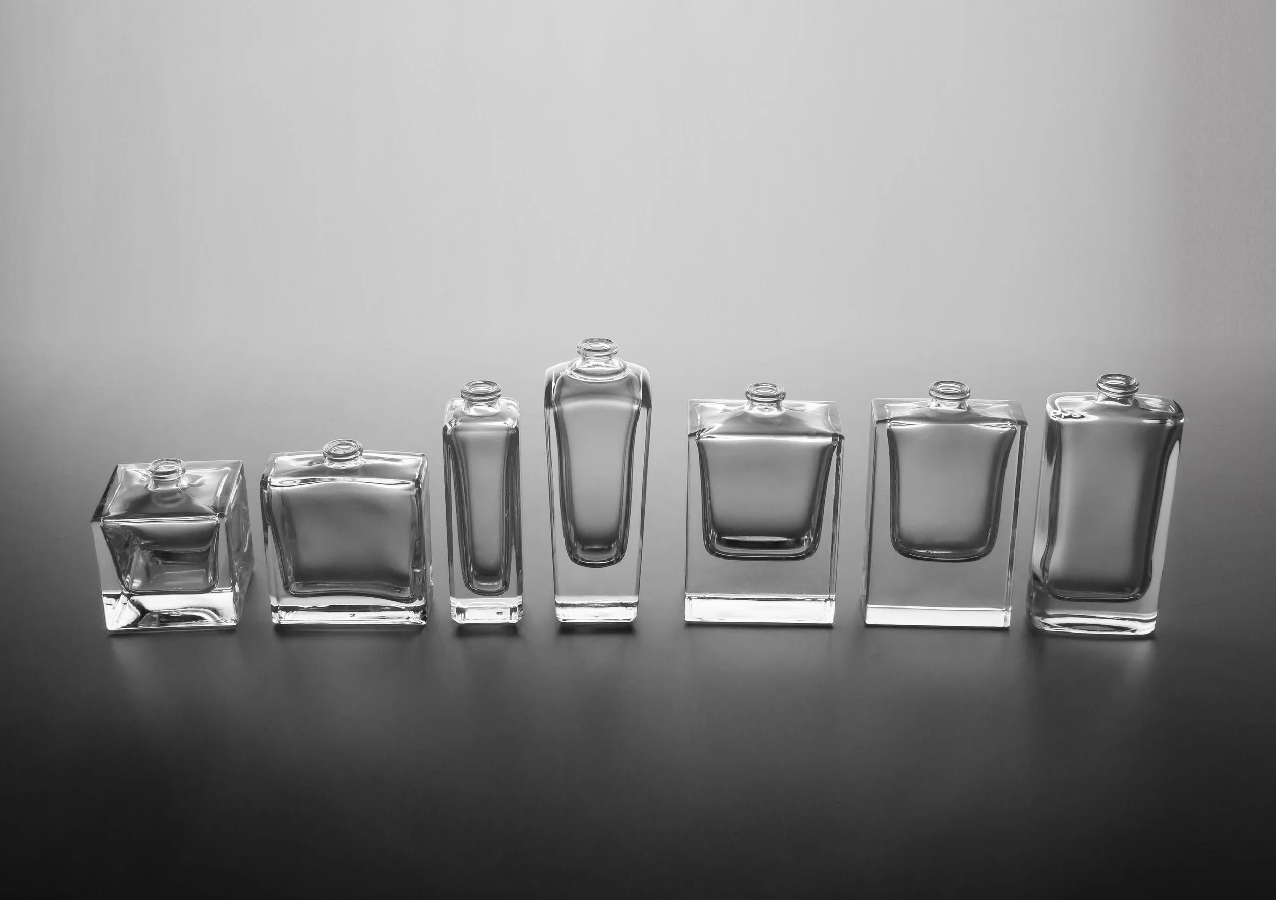 Perfume packaging bottles