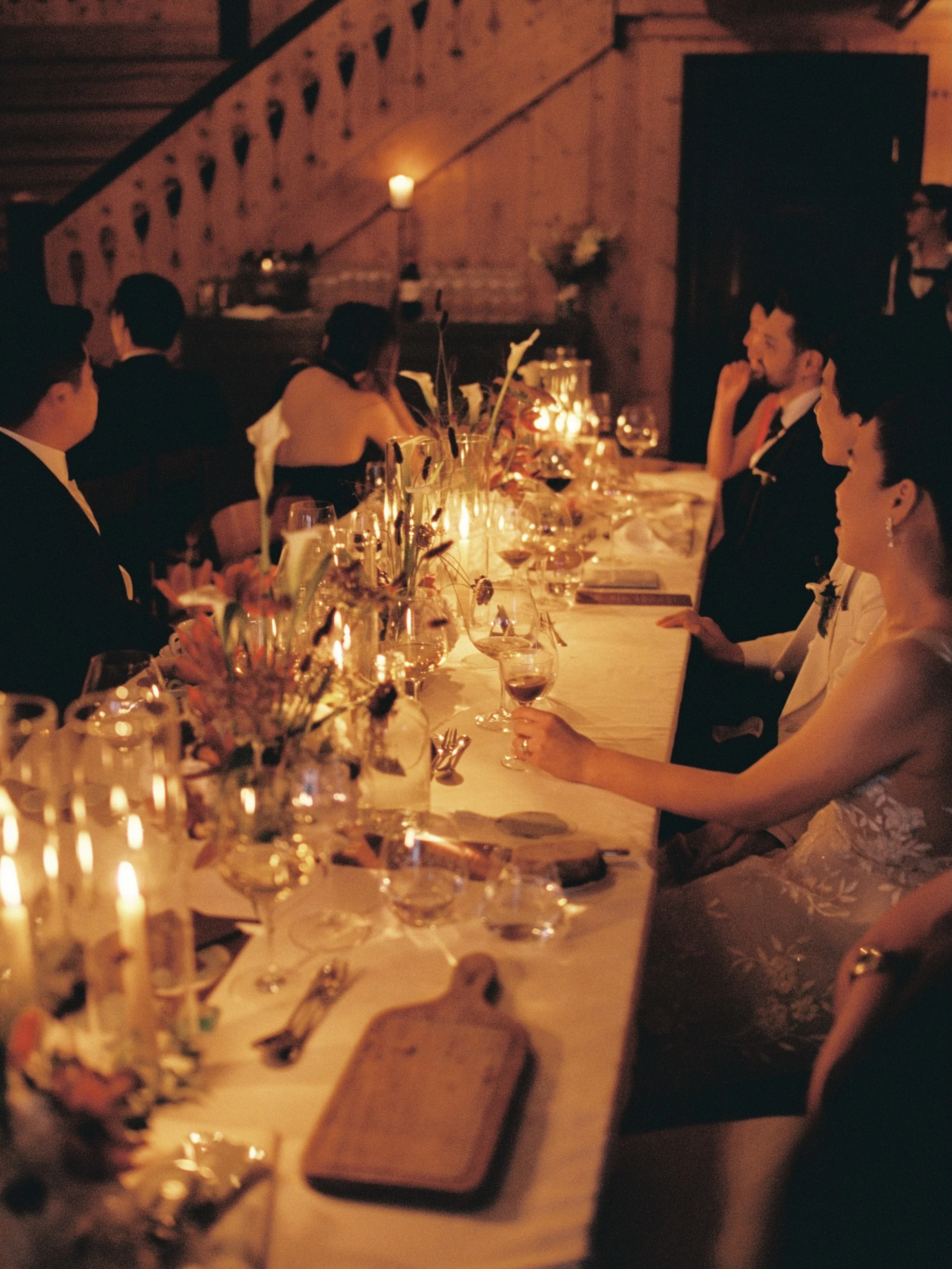 Dinner scenes.