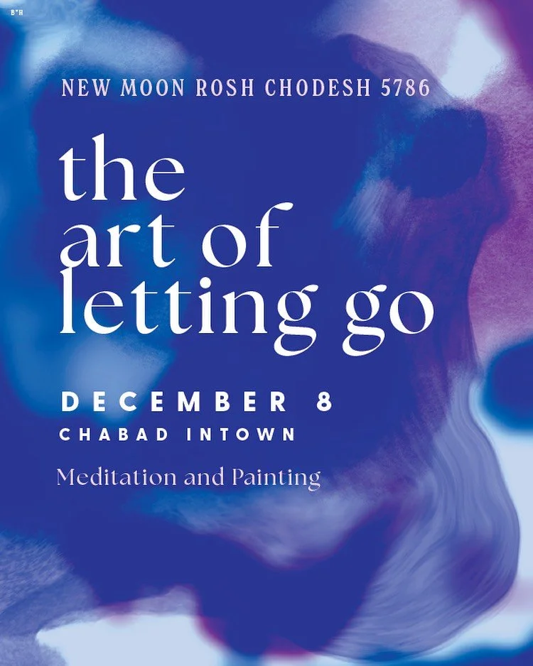 Our next New Moon is on the calendar! 🌙
ㅤ
🤩Our kickoff event was incredible (blog recap here chabadintown.com/blog/pool-new-moon) and we can&rsquo;t wait for the next on Monday, December 8 where we will practice the art of letting go!
ㅤ
🎨We&rsquo;