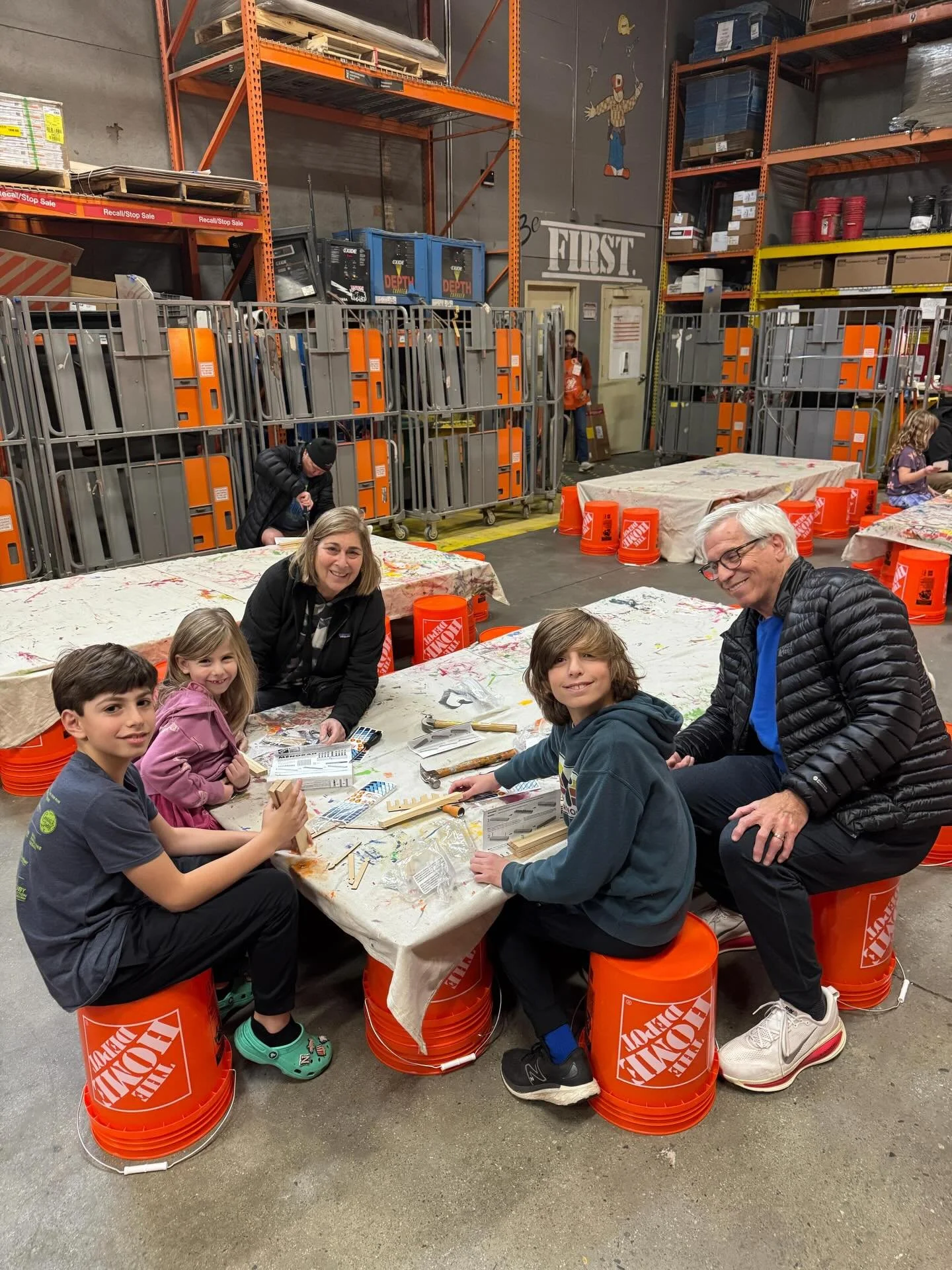 Home Depot Menorah Workshop🧡🕎 

@homedepot Thank you!