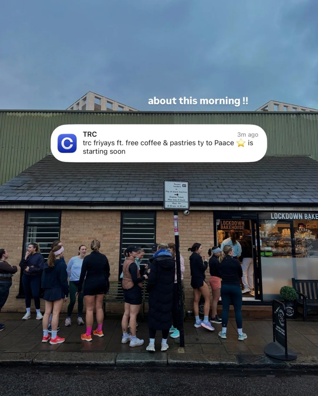 happy trc friyay slay !!!!!! tysm @paace_app we love u and @lockdownbakehouselondon we love u always