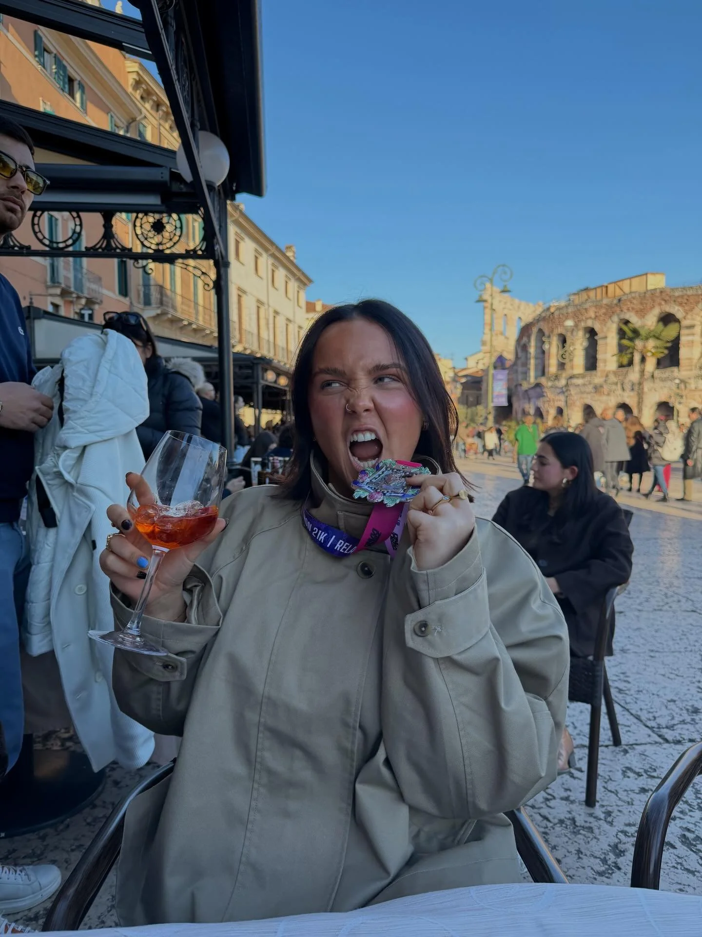 trc took verona !!!!! pbs, new pals &amp; a whole loada aperols 🤠