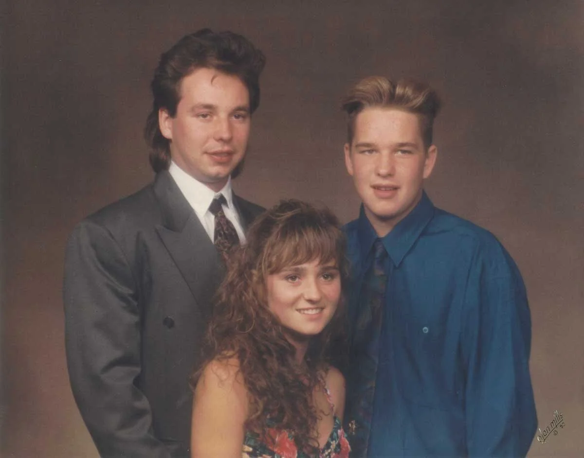 1982 Jim Jr., Cheri, Mike