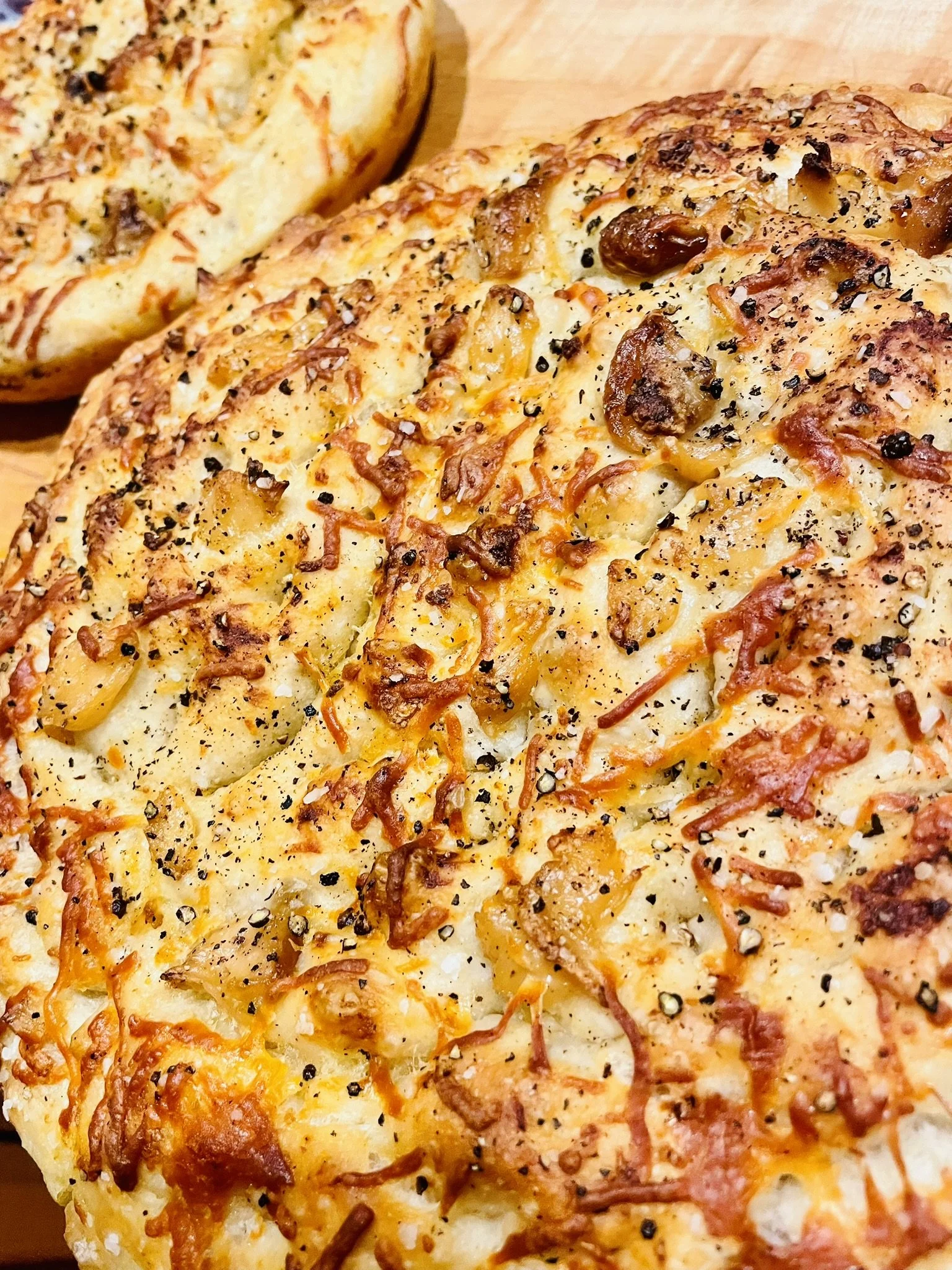 Roasted Garlic & Asiago Focaccia