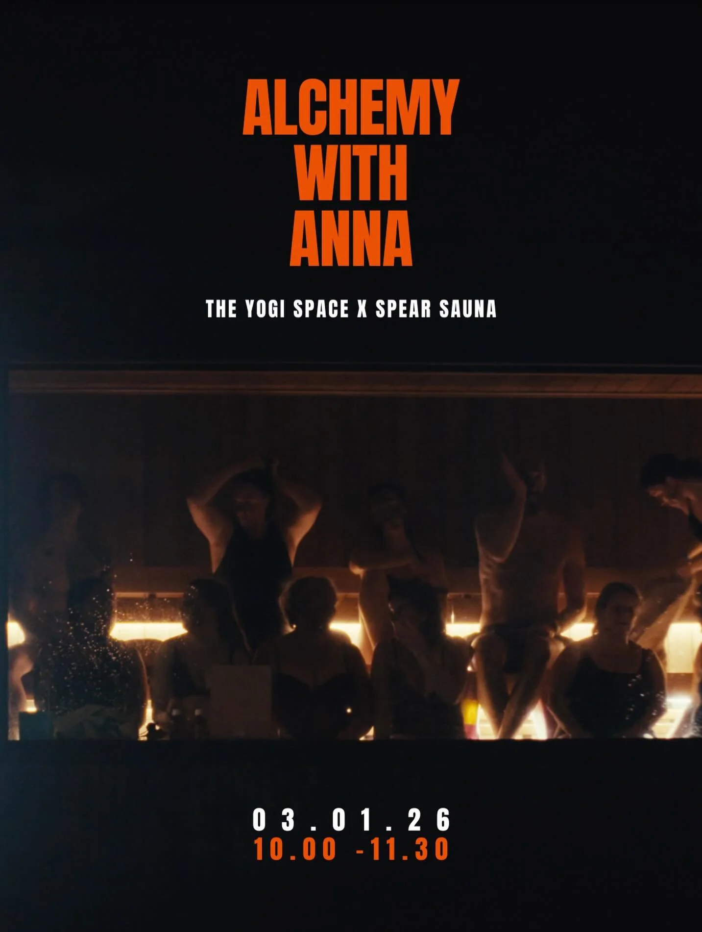 Alchemy with Anna

Start 2026 the right way with a transformative guided sauna ceremony with Anna of The Yogi Space &mdash; an uplifting thermal journey featuring loyly, leaf whisking, salt scrubs, thermal massage, cold dip in the cove (optional) and