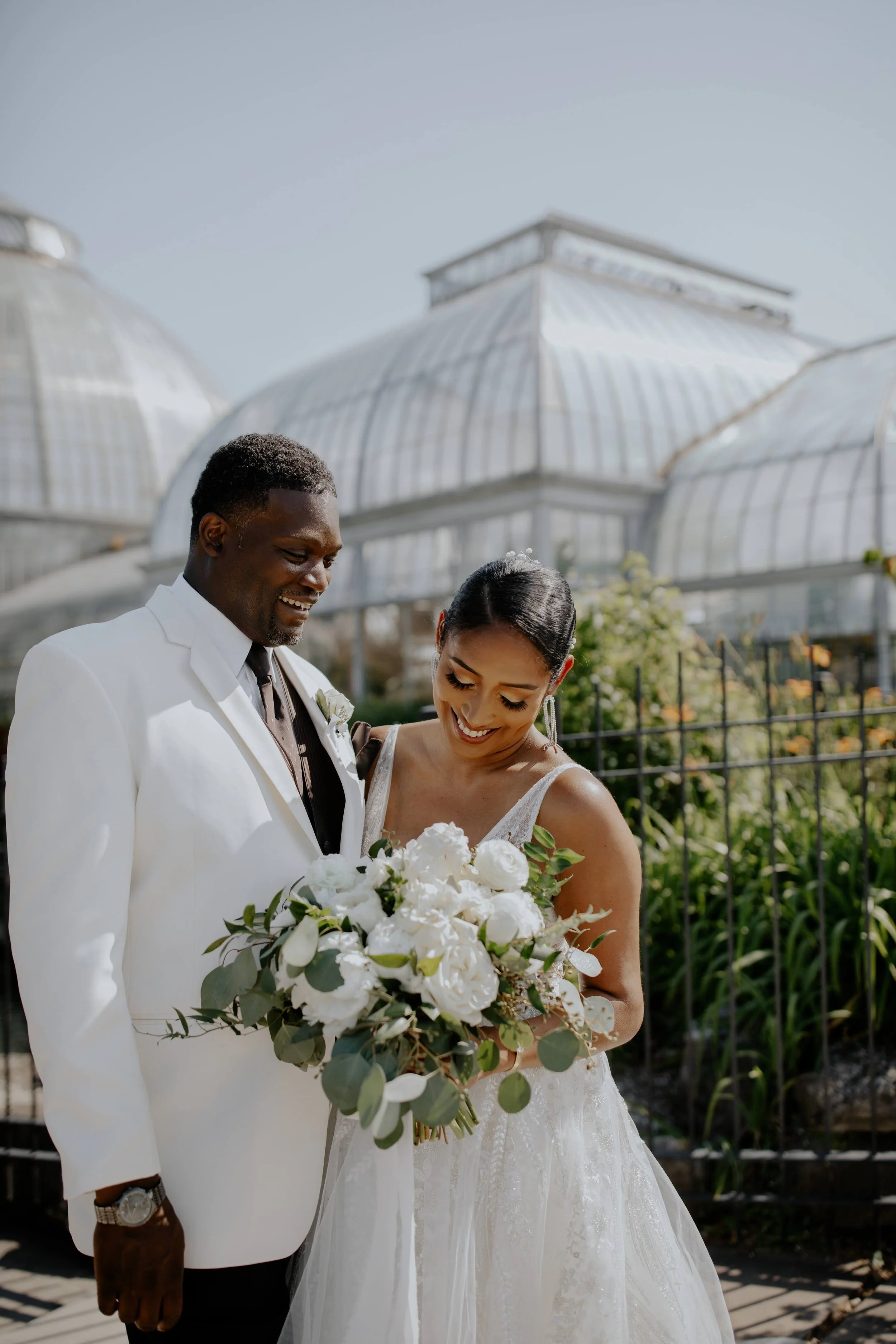 Wedding and Bridal Party Belle Isle Detroit Michigan