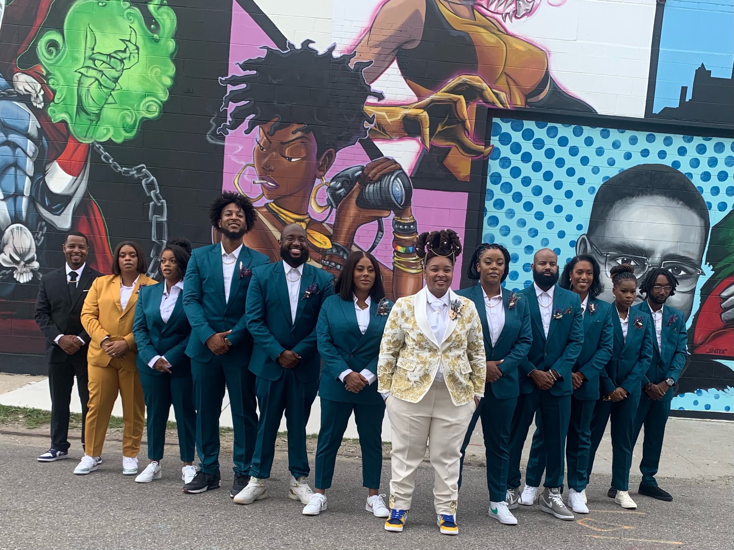 Wedding and Bridal Party Detroit Michigan