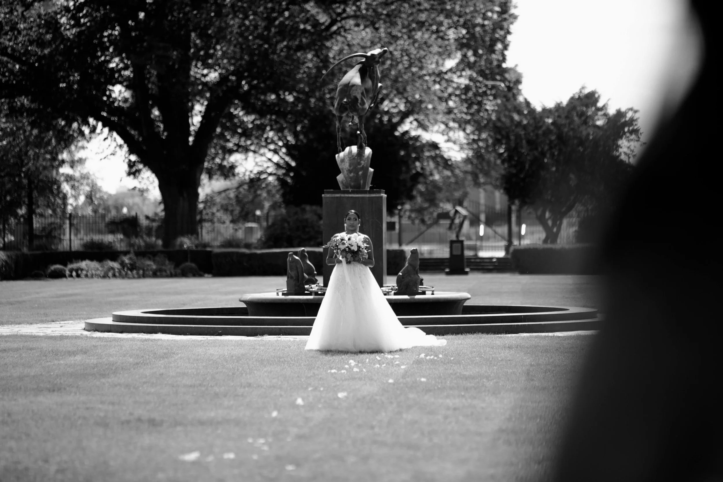Wedding and Bridal Party Belle Isle Detroit Michigan