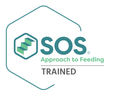 SOS Approach to Feeding logo with a hexagonal icon and the text "TRAI NED" below.