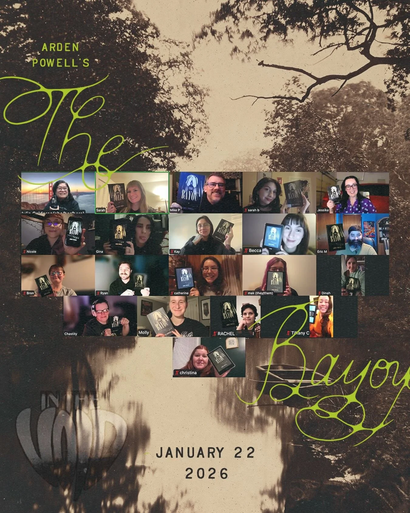 MINI MEETING MEETING RECAP! 🪾
On January 22nd we met to discuss The Bayou - our ITV mini meeting selection! 

We discussed how setting can be a character in a novel, revenge, and the variety we have in our reading tastes!

Thank you to everyone for 