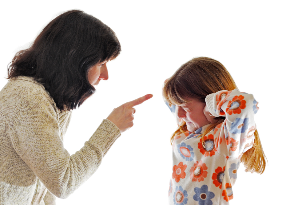 A mother scolding her daughter, showing the need for therapeutic mentoring – Bridge The Gap