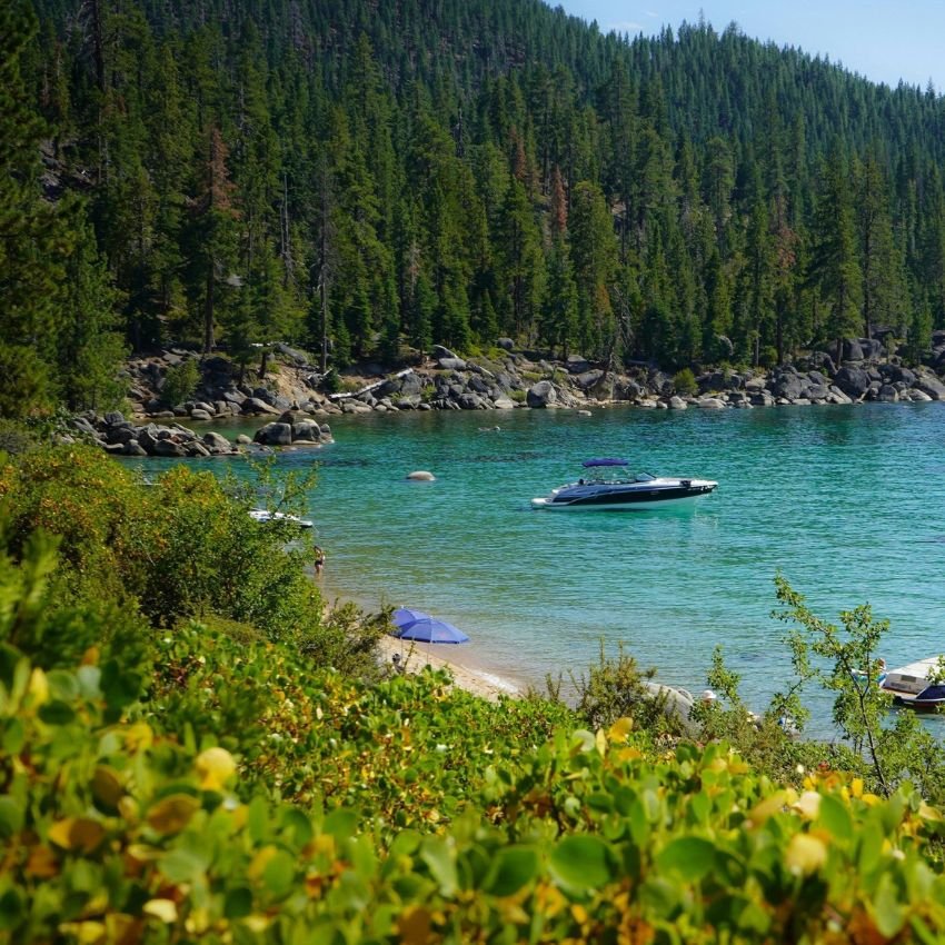 Relaxing Summer Day at Lake Tahoe’s Crystal-Clear Waters and Forested Shoreline.jpg