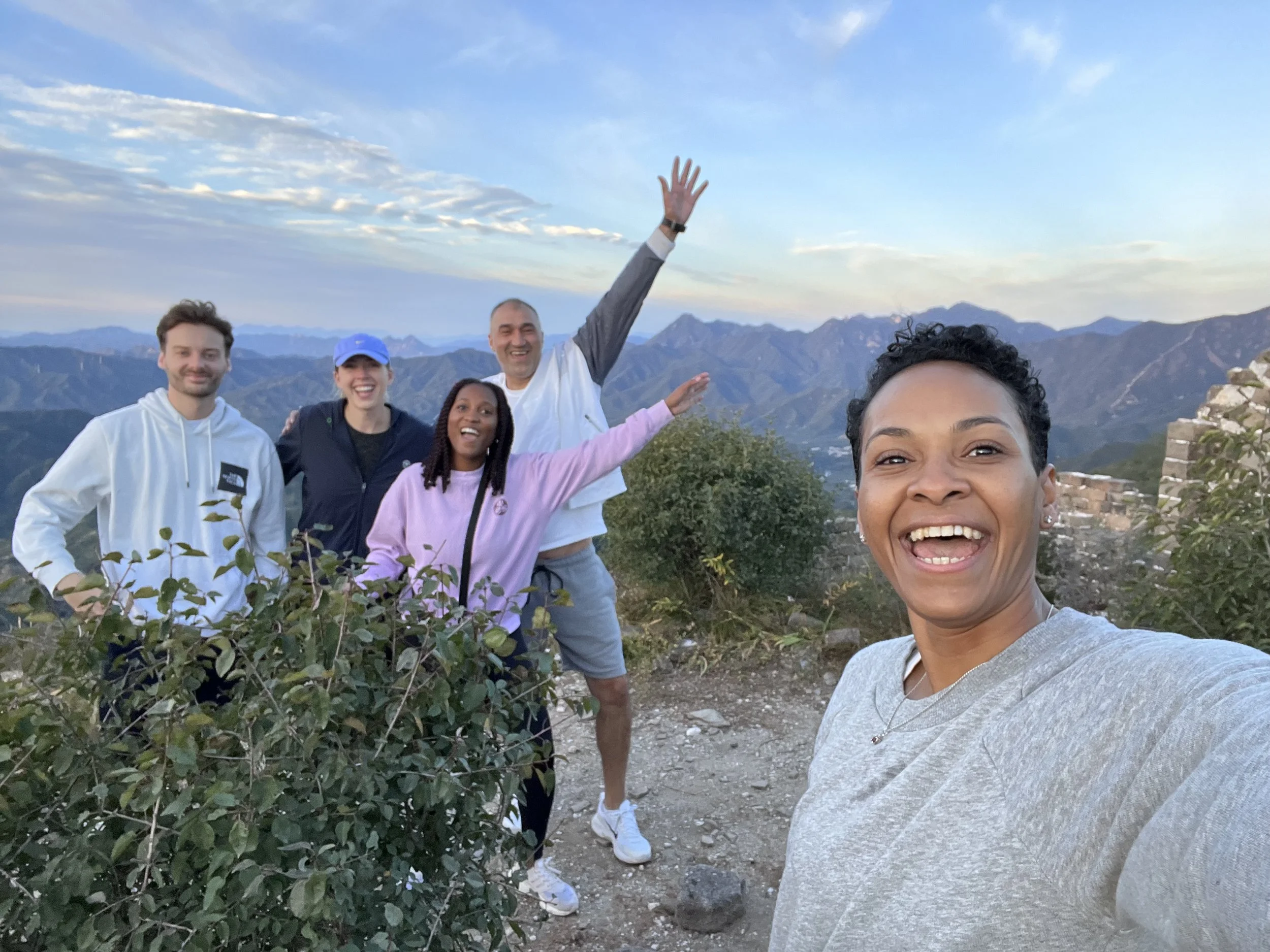 Me and the WTA crew - Great Wall of China