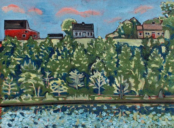 Mahone Bay, Oil on Canvas, 18x24", 2006
