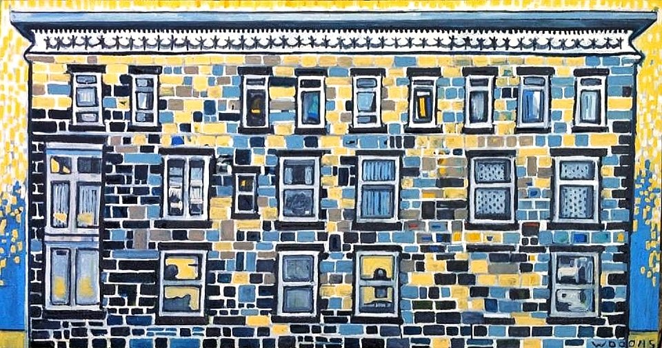 Royal Bank Perth. Oil on Canvas, 48x26", 2017