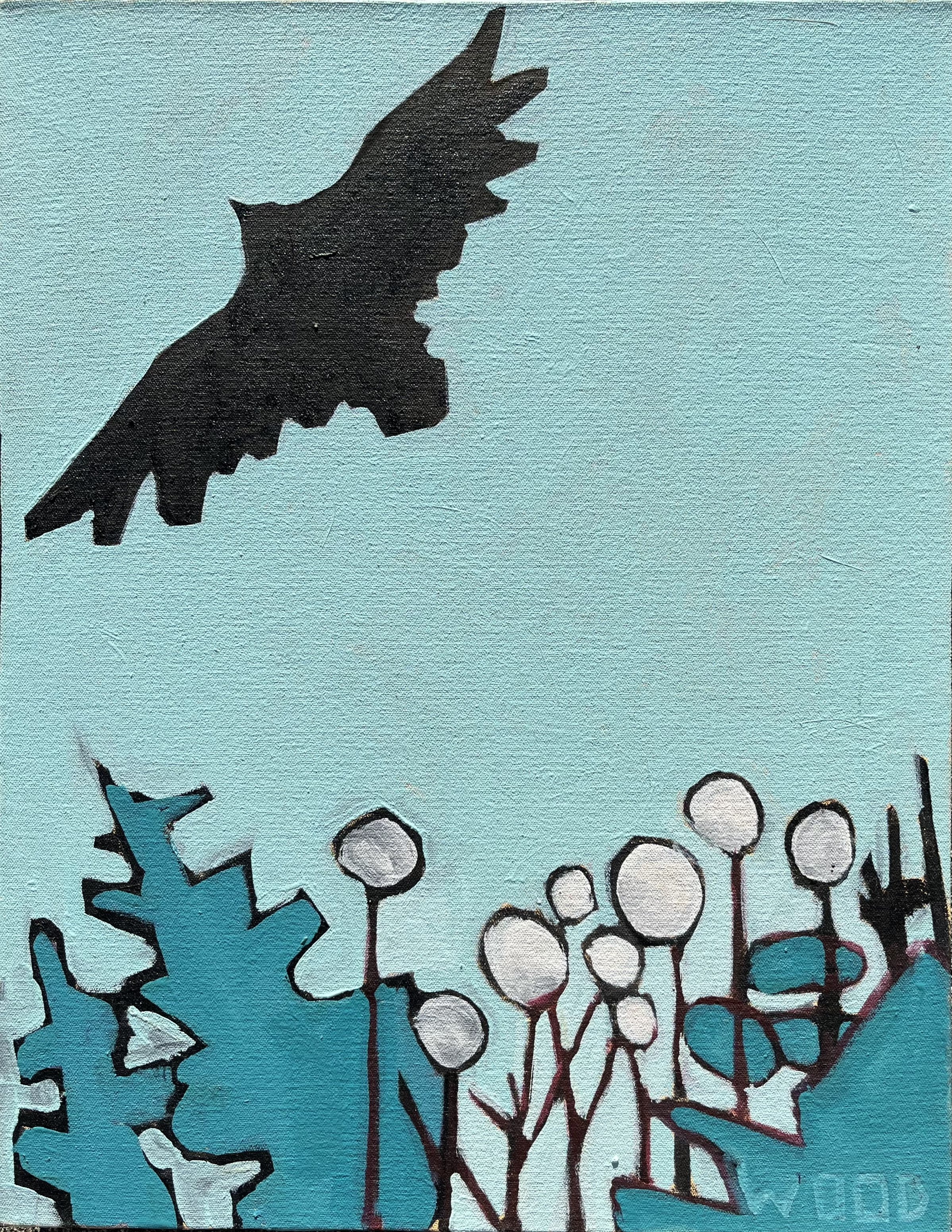 One is for Sorrow 2, Oil on Canvas, 12x18" 2004