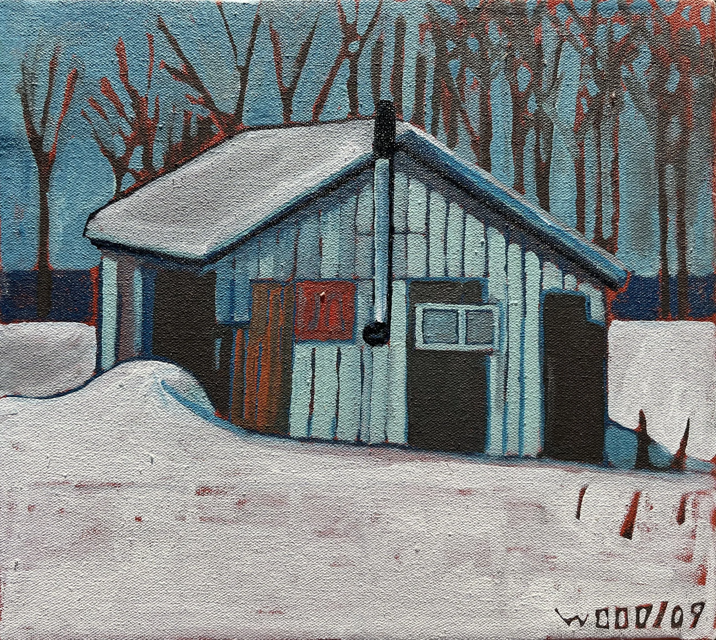 Sugar Shack, Oil on Canvas, 12x10", 2009