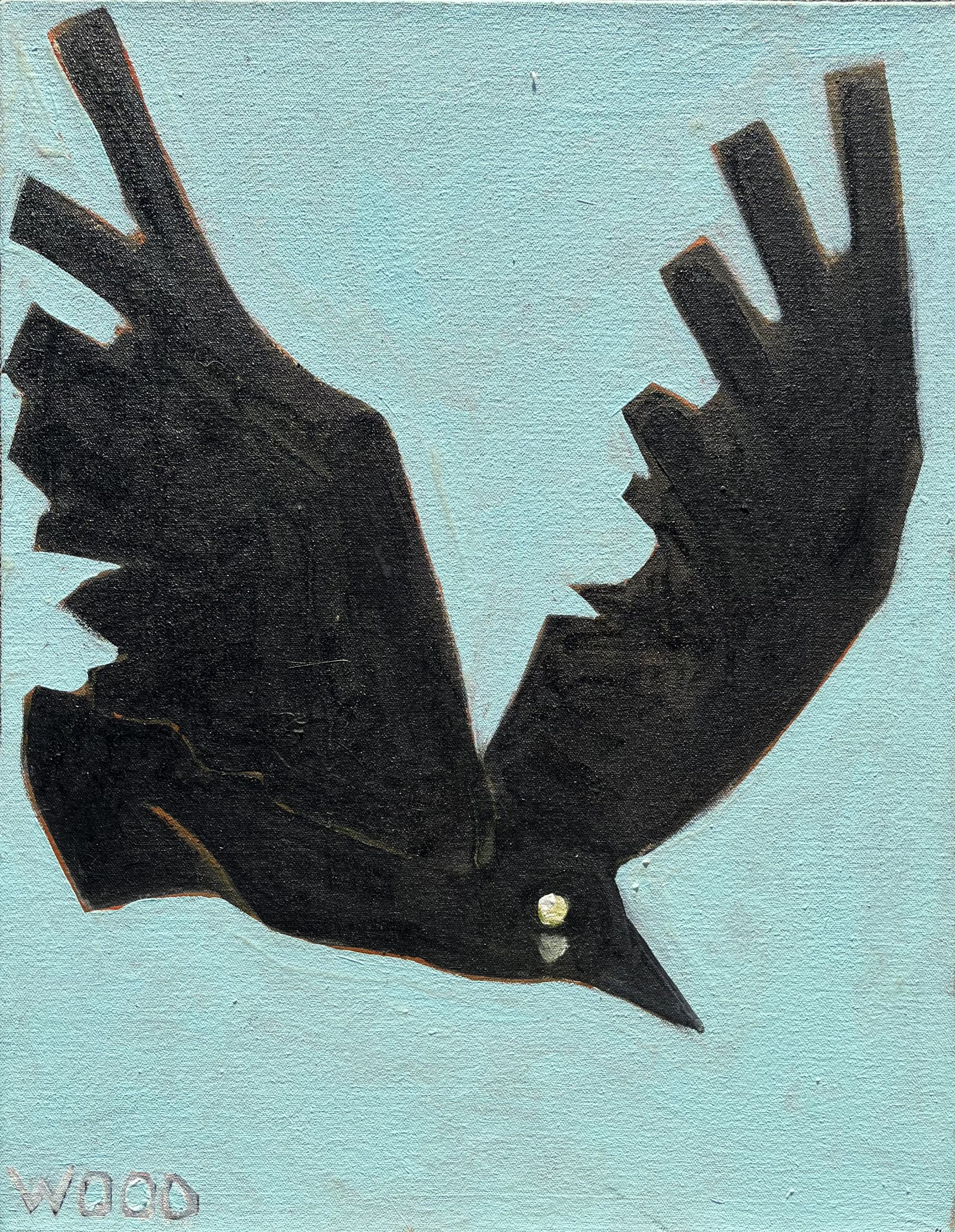 One is for Sorrow 3, Oil on Canvas 12x18", 2004