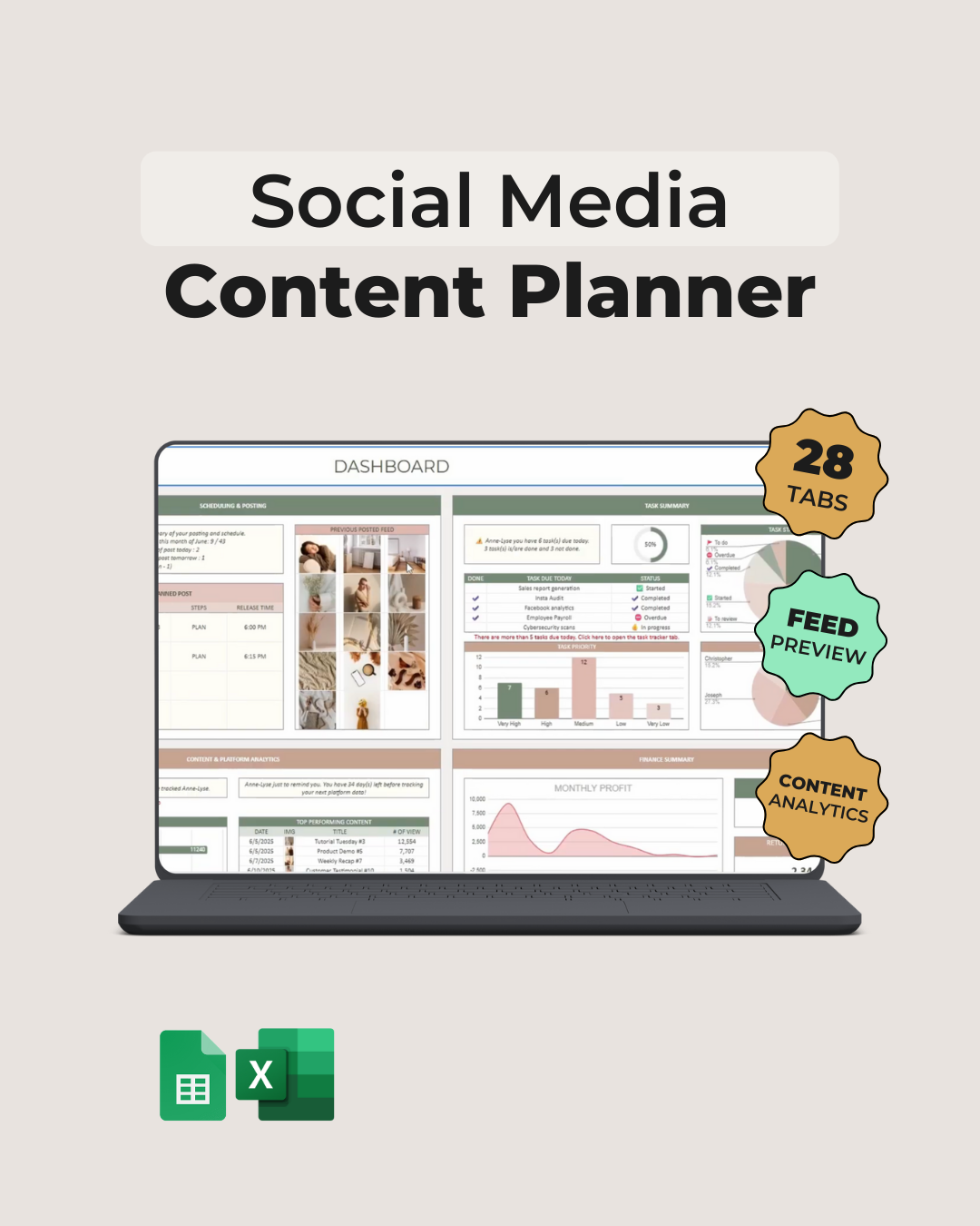 Social Media Content Planner