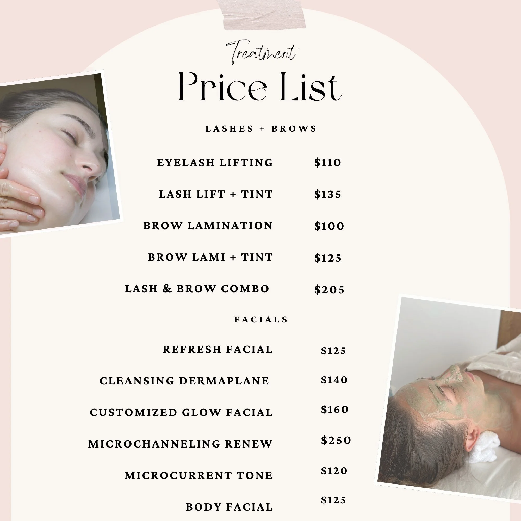 Microneedling facials in Bend, Oregon. Lash Lifts and tints, brow lamination in Bend.