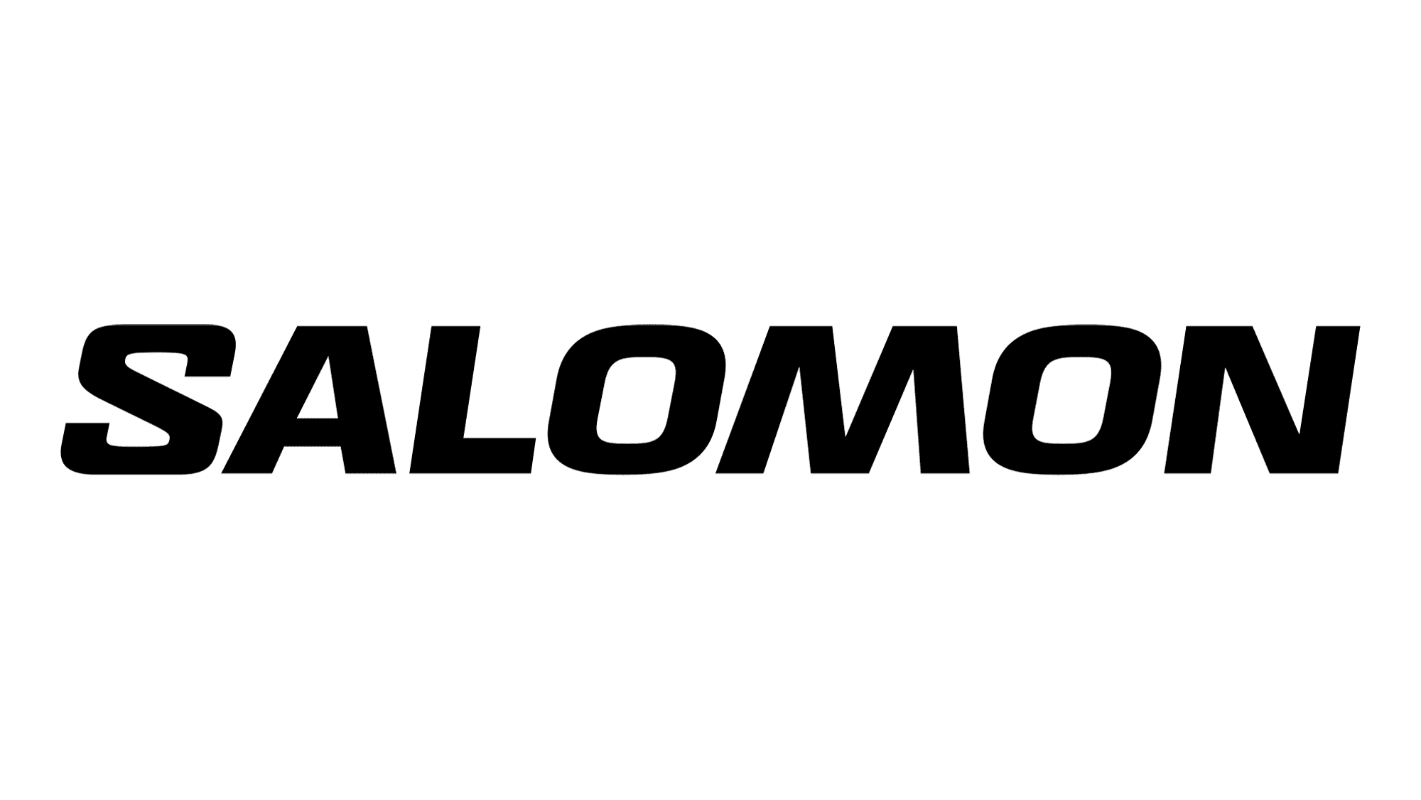 Black logo with a stylized salmon fish above the word SALMON in bold, black capital letters.