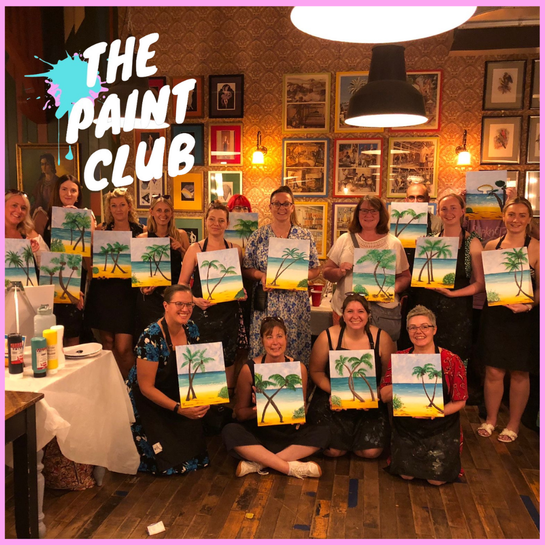 Sip and Paint in The Gallery 