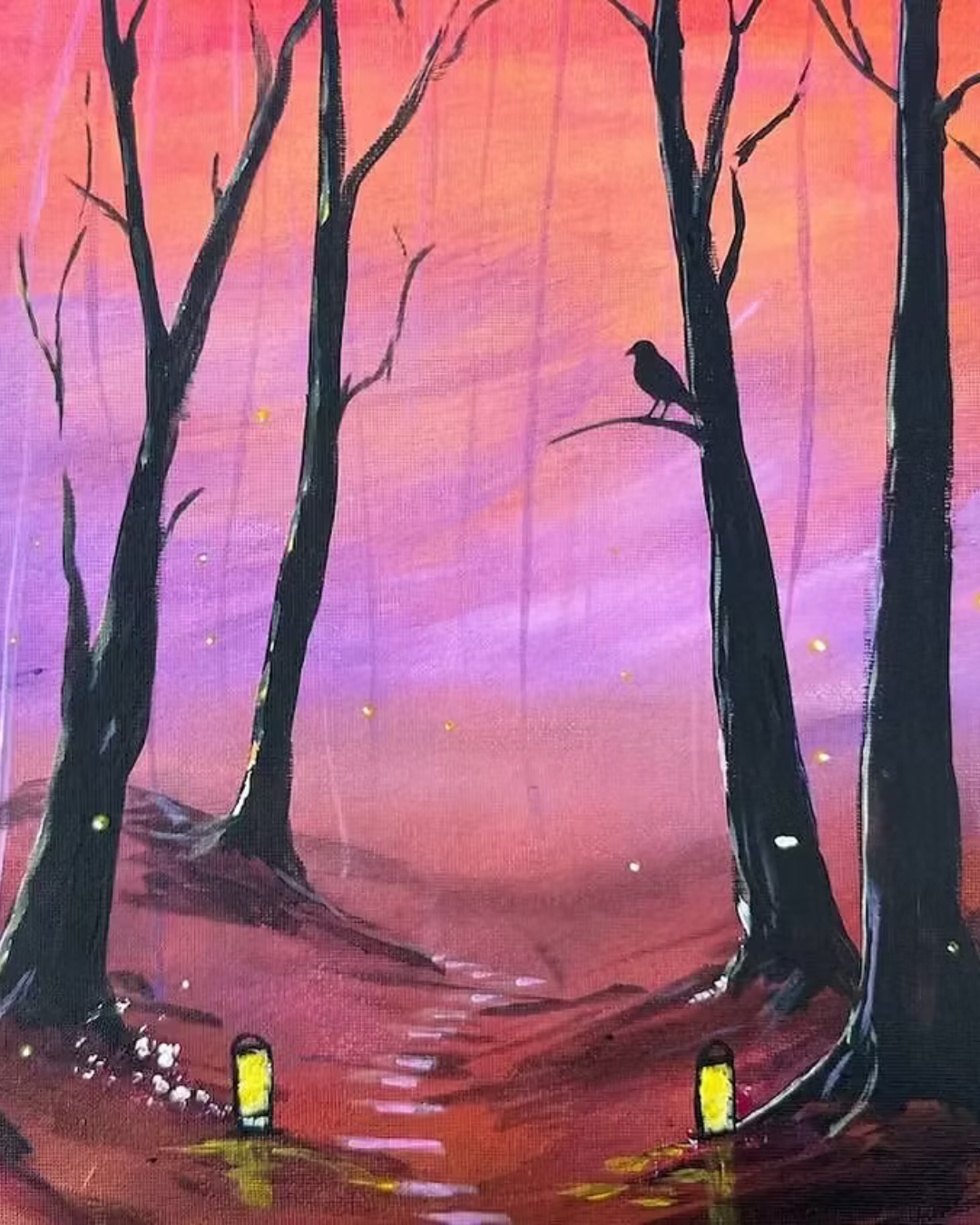 Sip and Paint in The Gallery 