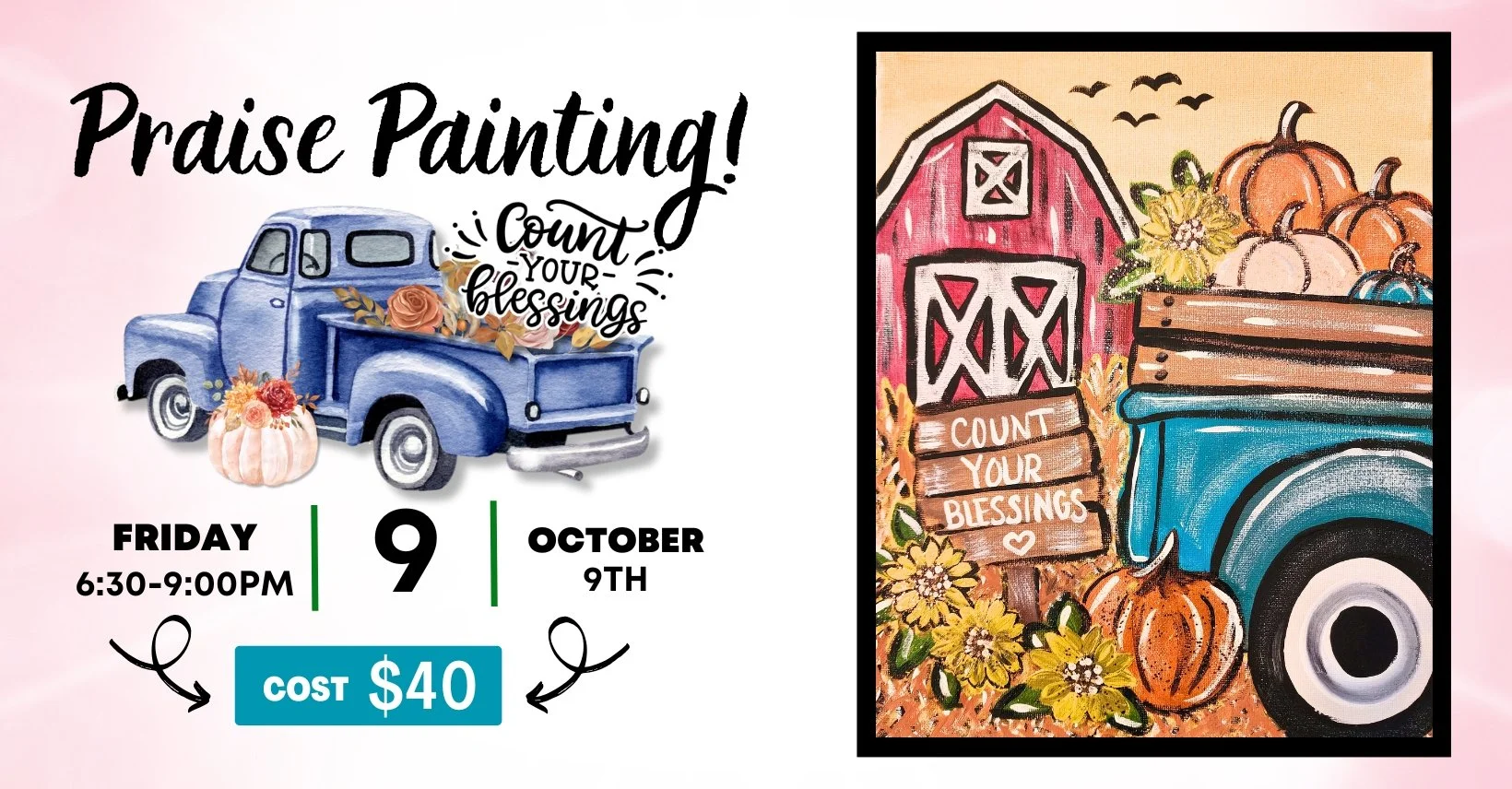 Praise Painting at Main Street Art Collective in Danville, VA!