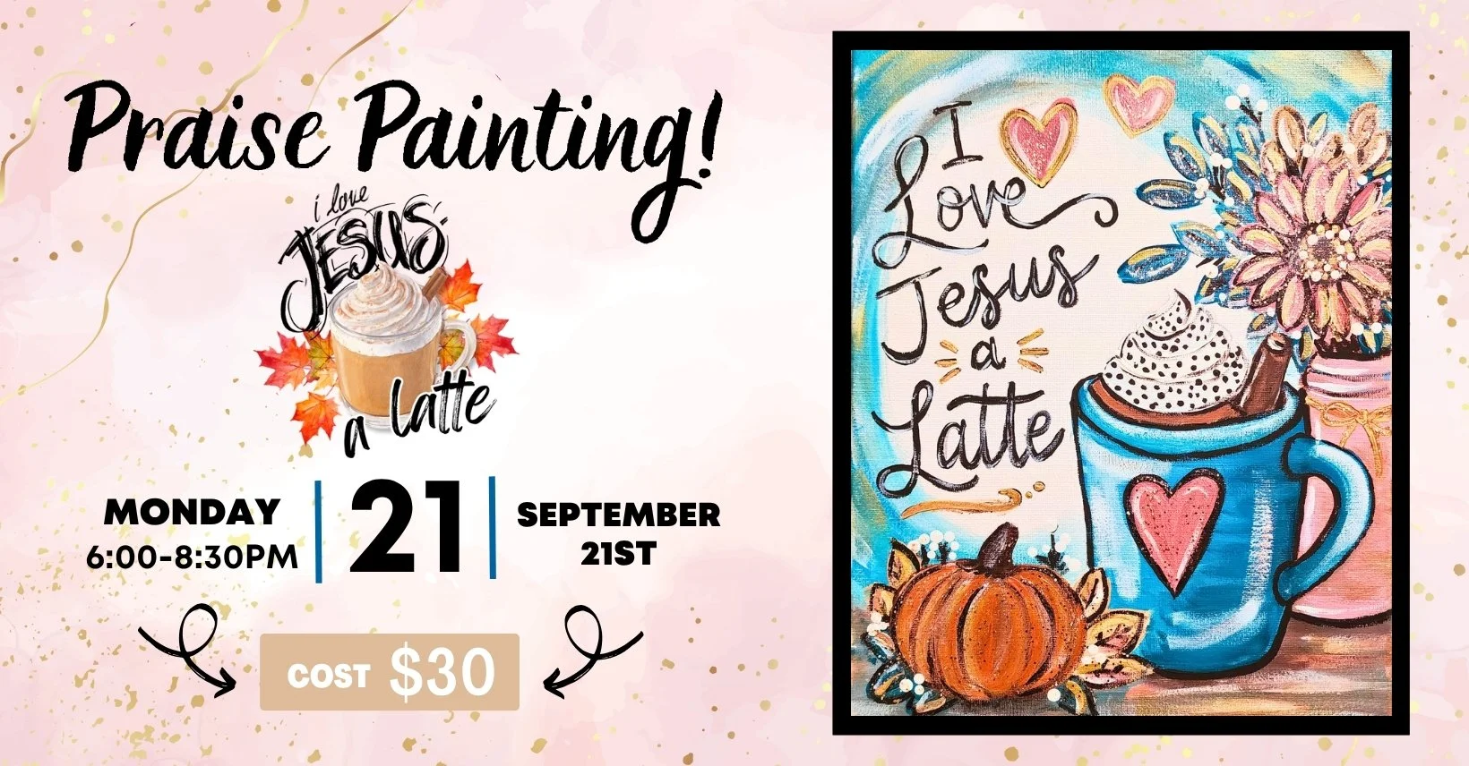 Paint &amp; Praise at Living Waters Healing Arts Center in Chatham, VA!