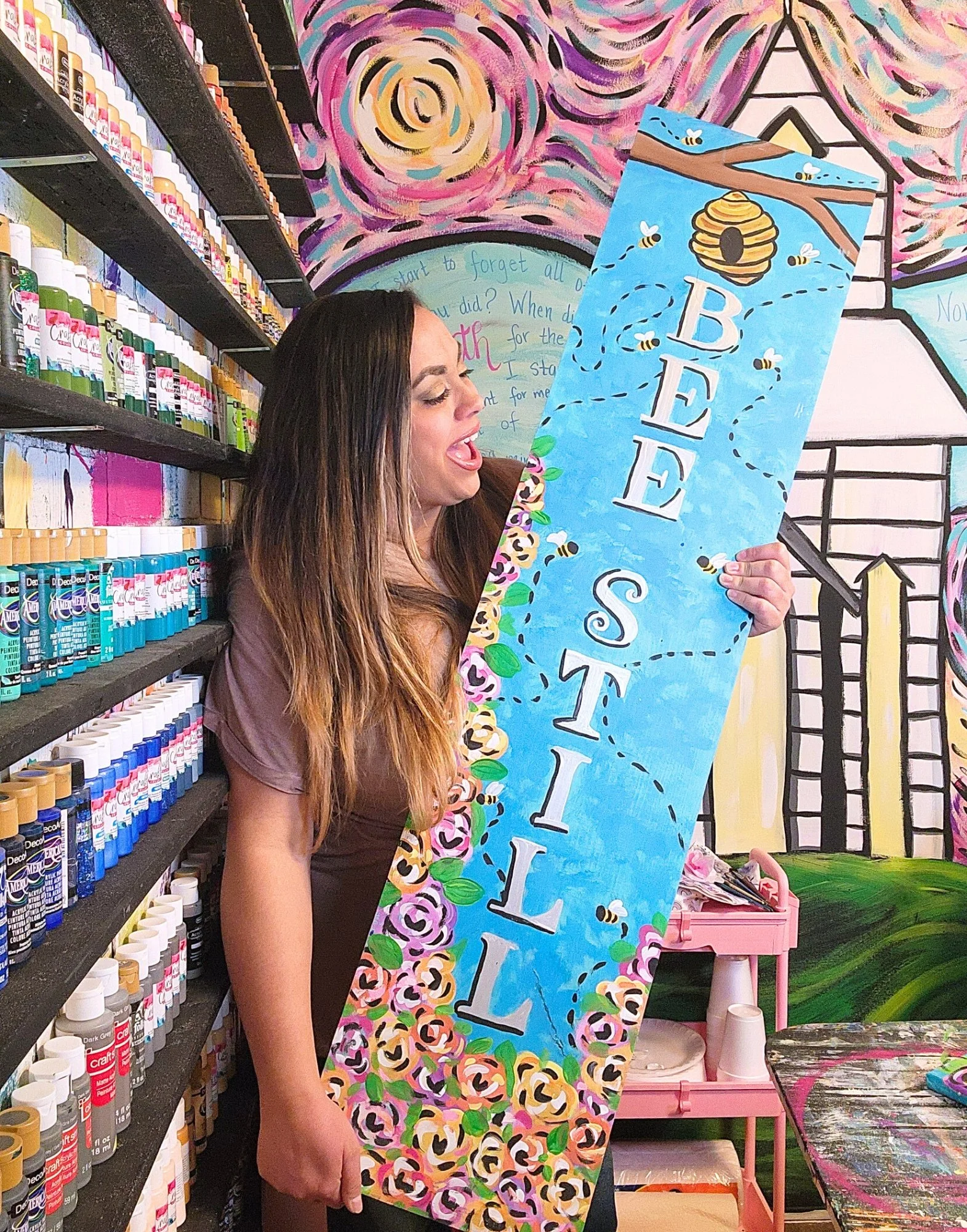 Bee Still Porch Sign: Solace Wellness Center - Altavista, VA