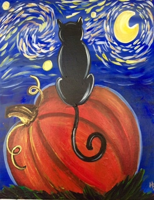 Starry Night Pumpkin: Art Kit
