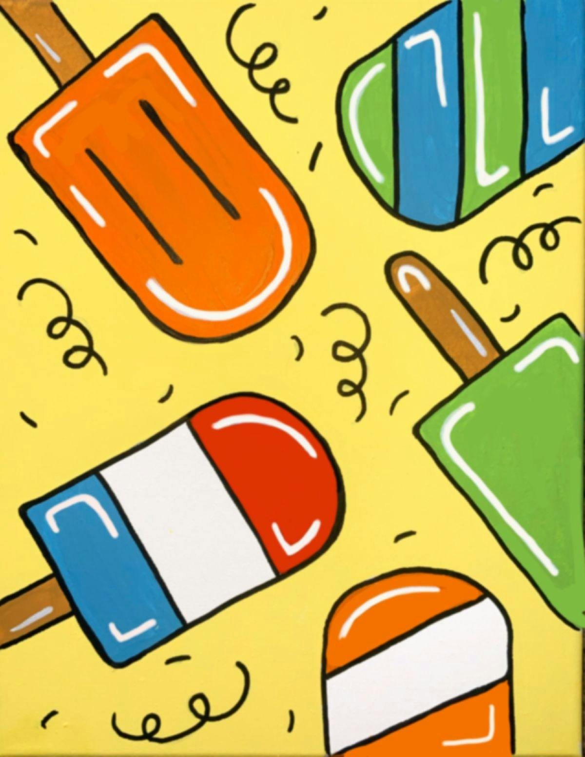 Popsicle Party: Kids Art Kit
