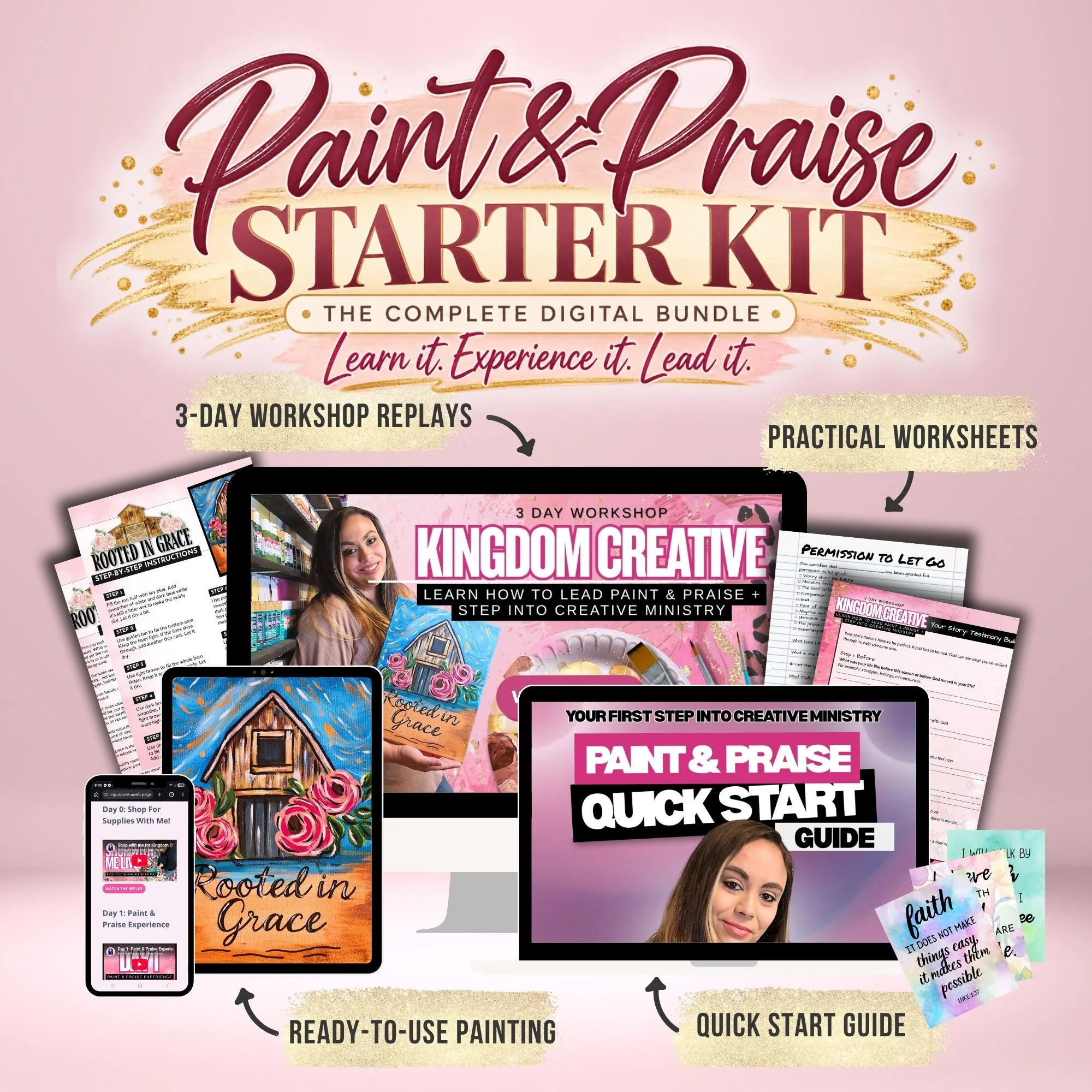 Paint & Praise Starter Kit | Complete Digital Bundle