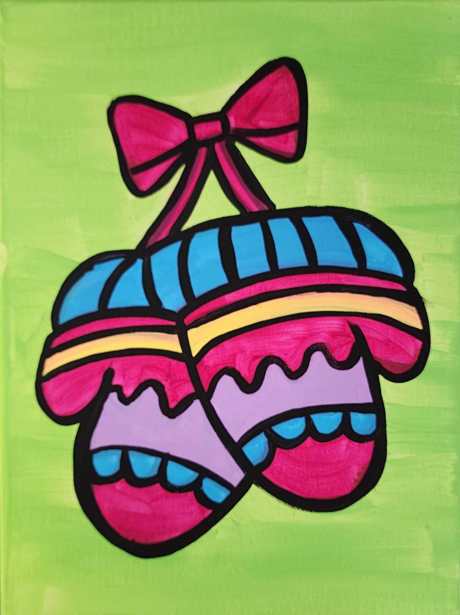 Winter Mittens: Kids Art Kit