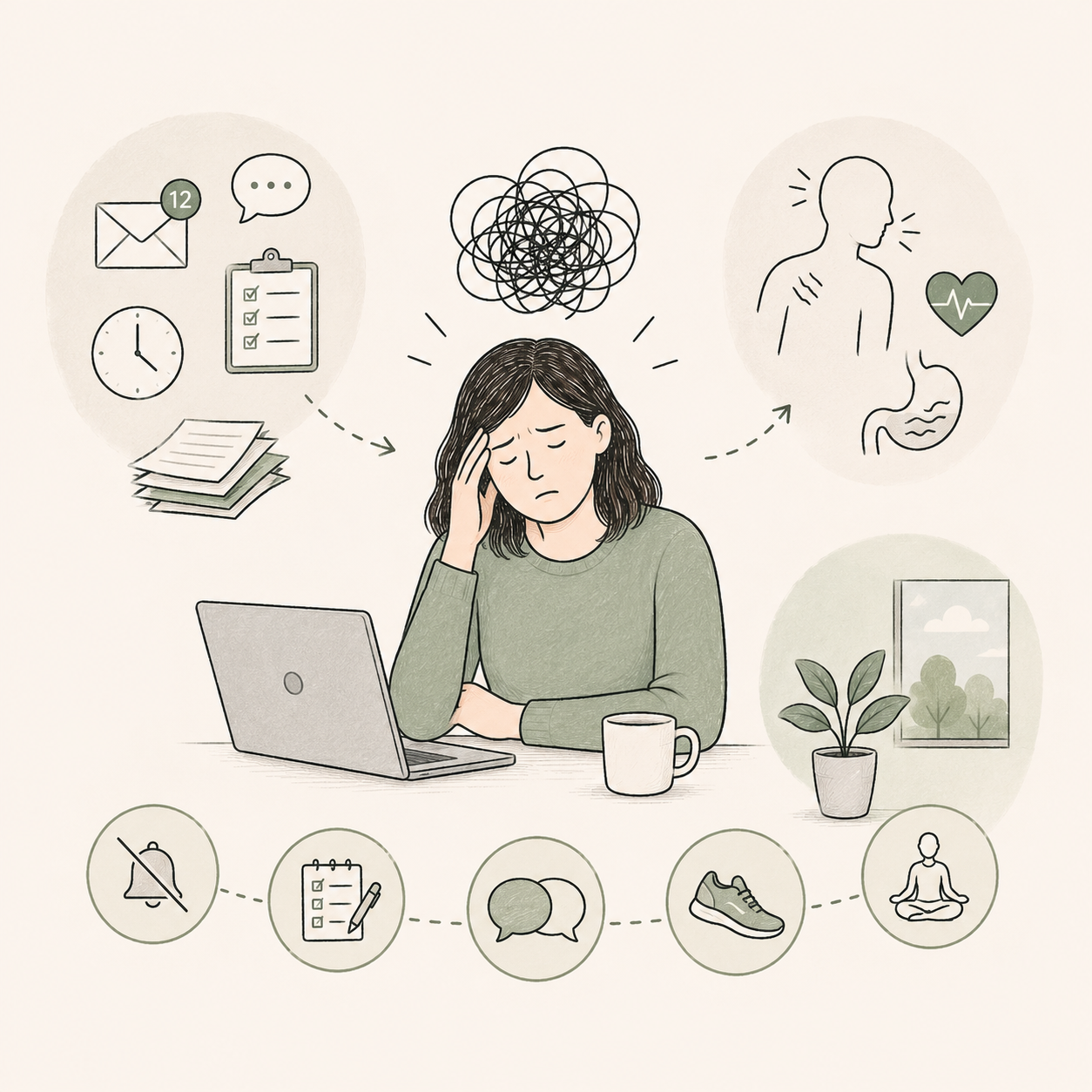 Ansiedad en el trabajo: cuándo el estrés deja de ser normal y qué puedes hacer