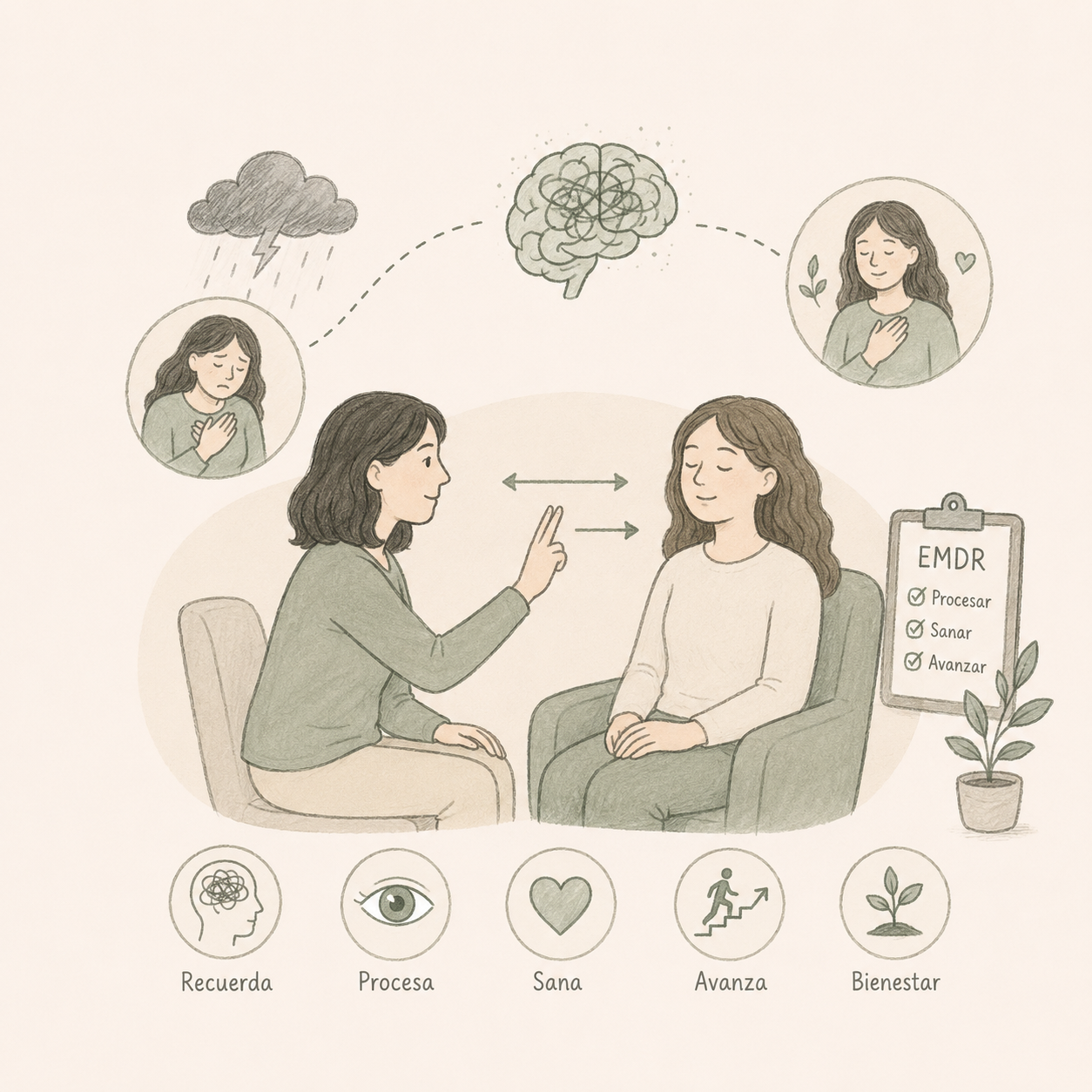 EMDR: qué es, para qué sirve y cómo funciona en consulta