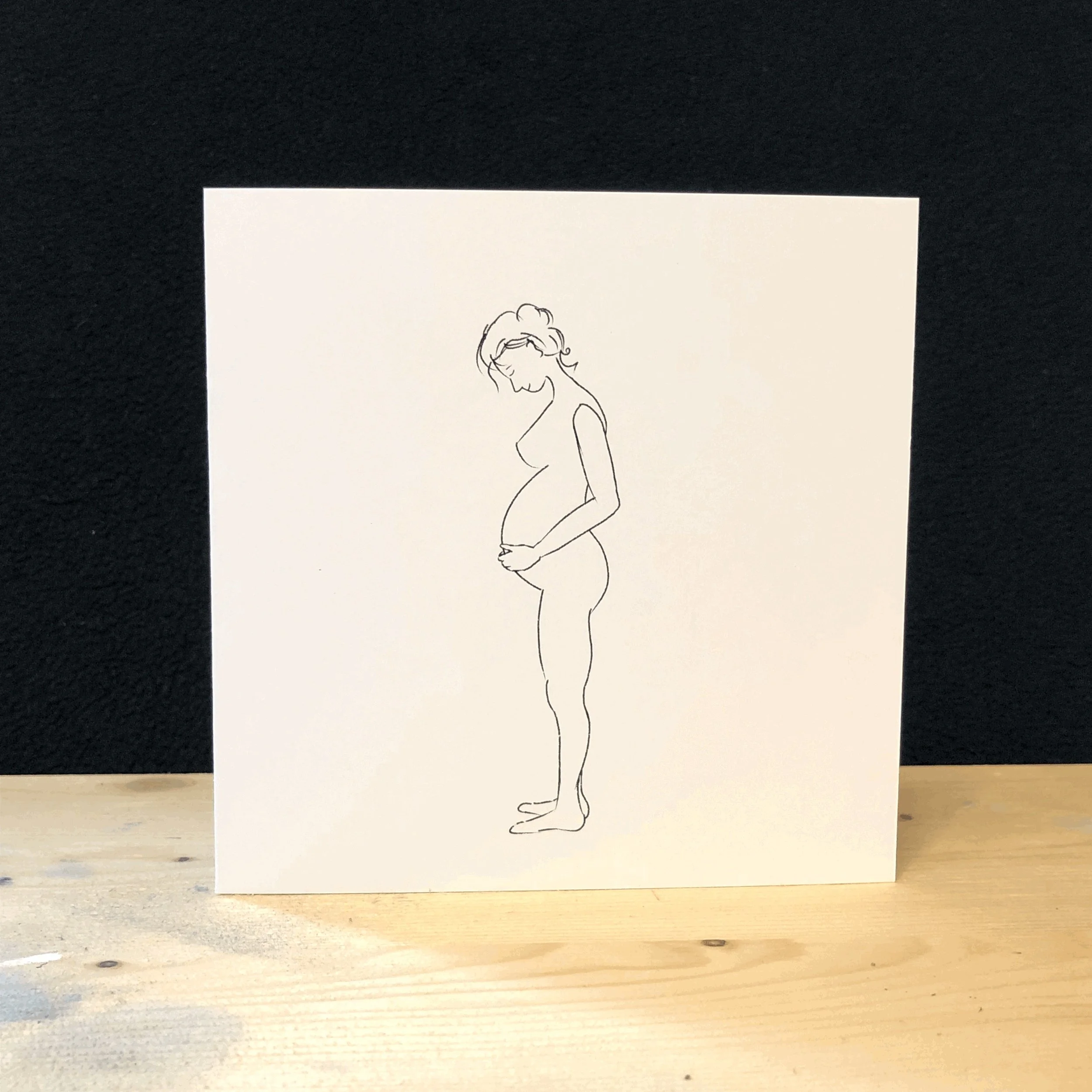 Mother Becoming 5x5 card