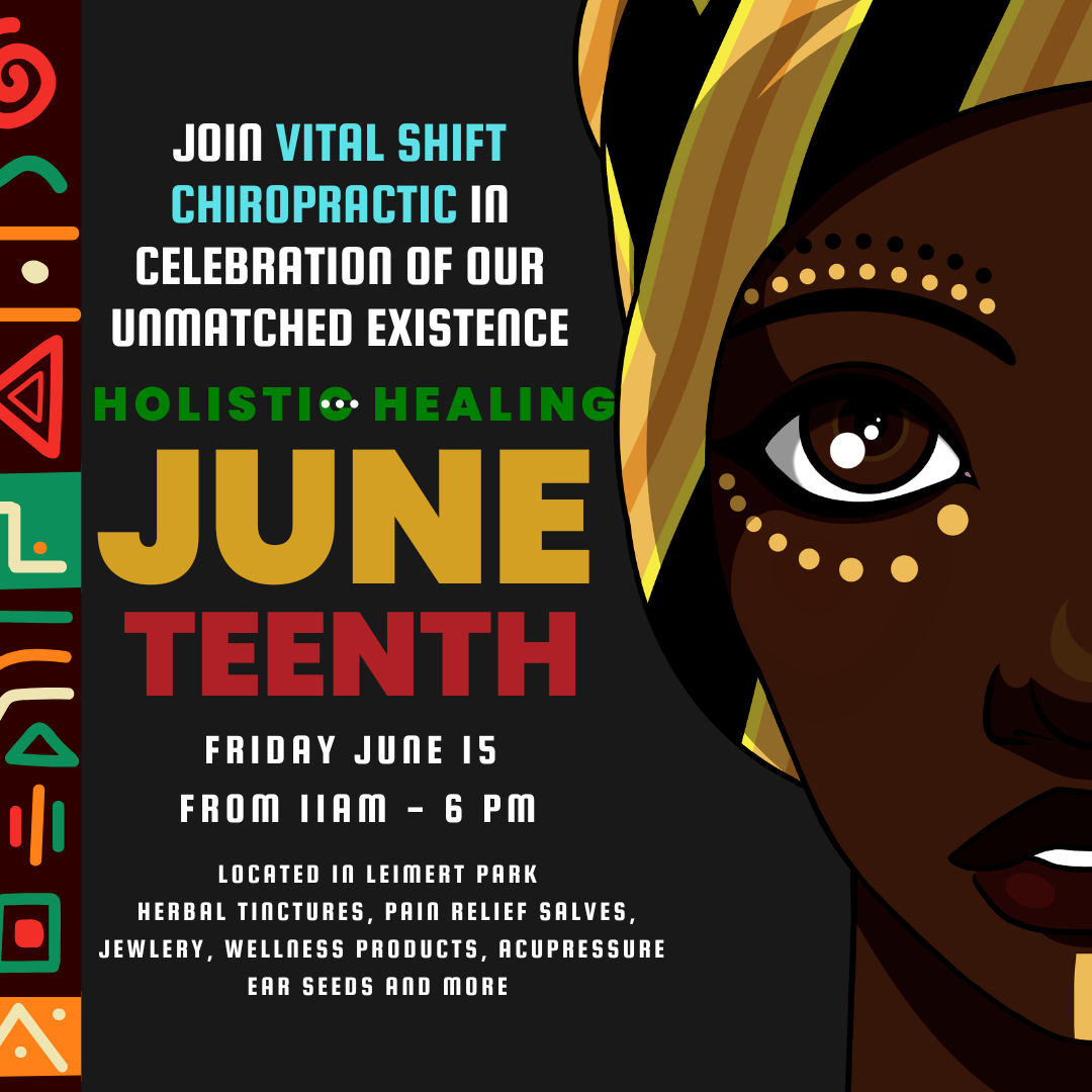 Juneteenth Vendor Booth Event offering Holistic Health products