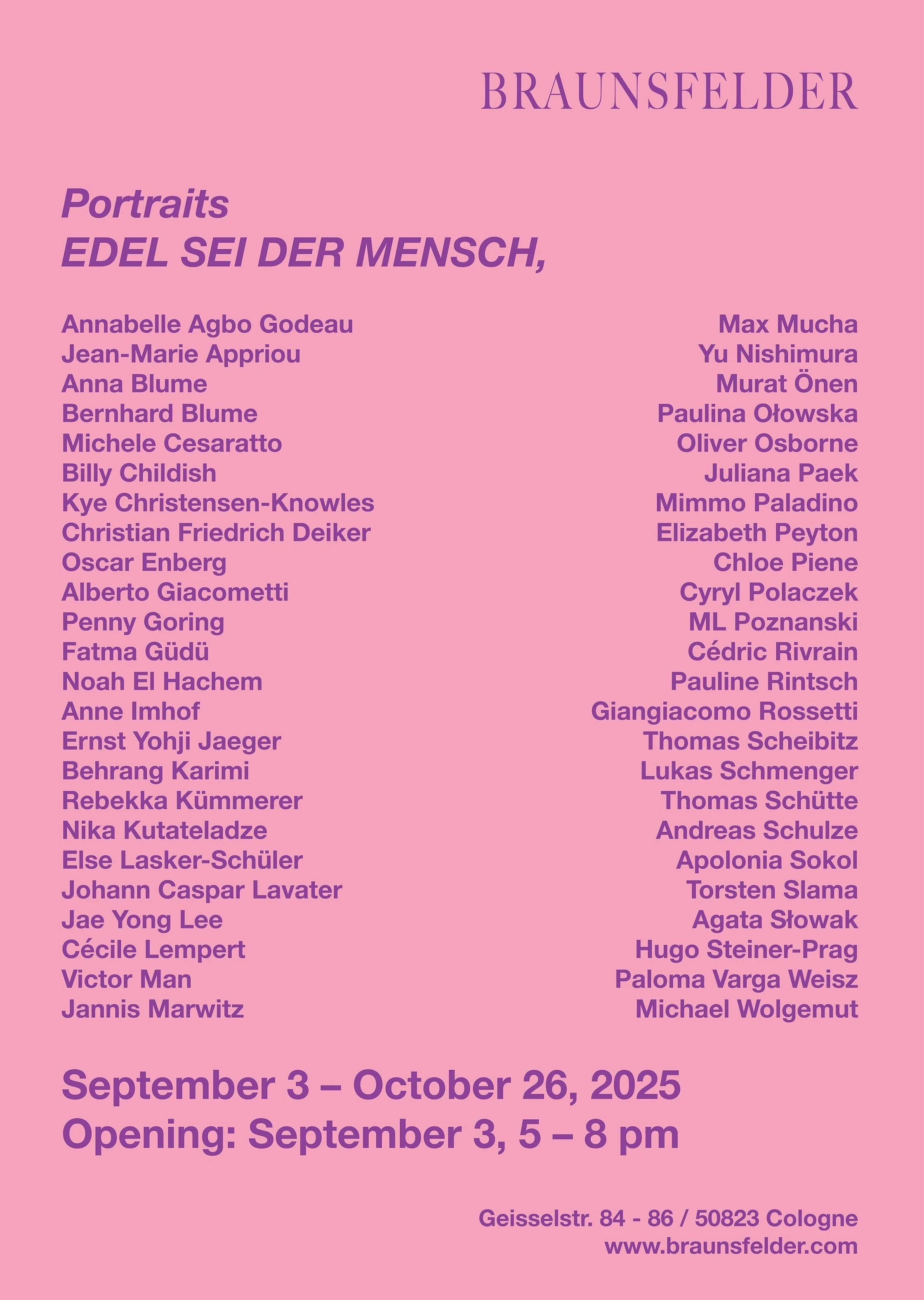 BRAUNSFELDER – Portraits, EDEL SEI DER MENSCH, – IG Story.jpg