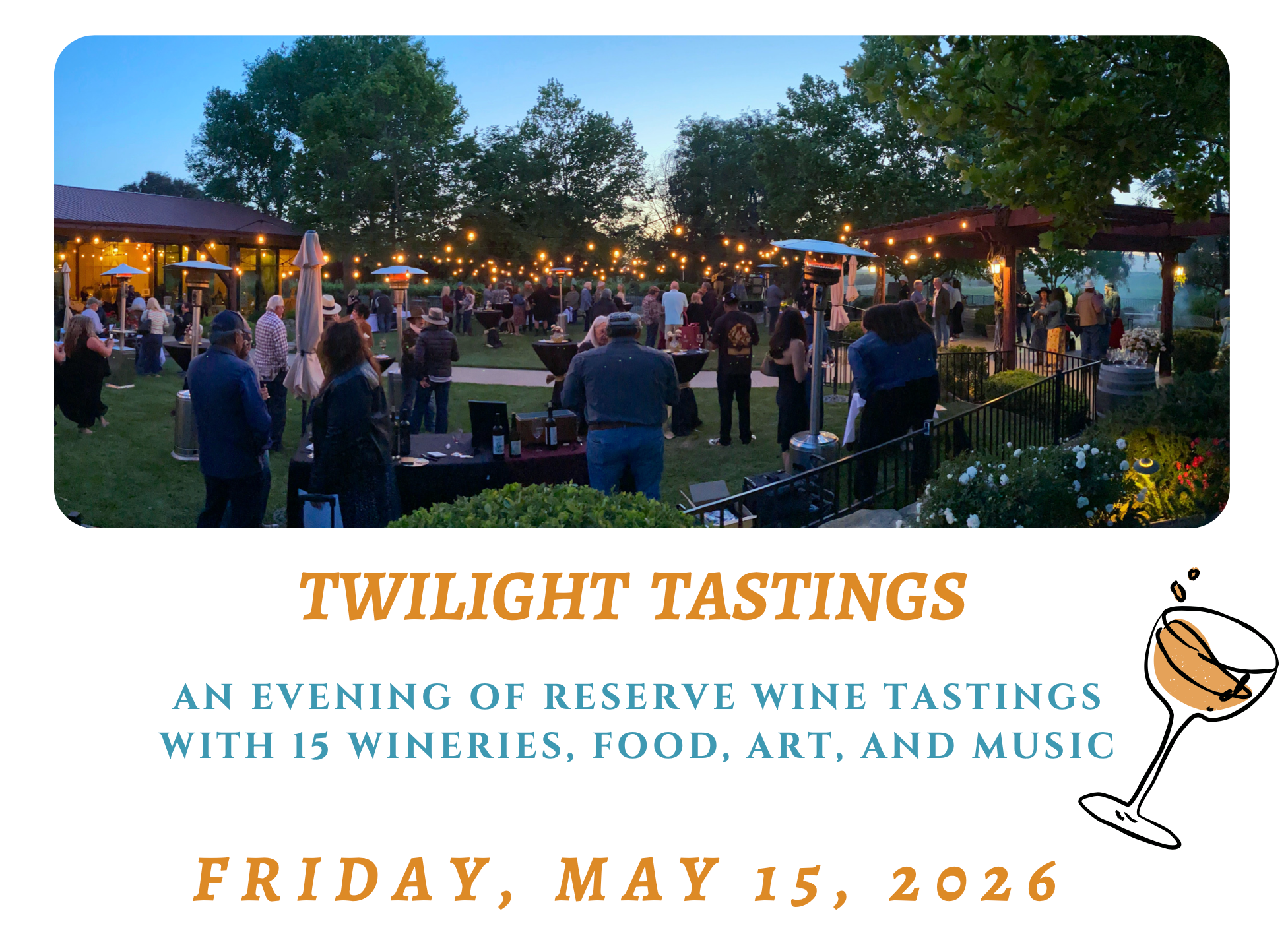 Twilight Tastings with the Pleasant Valley Wine Trail