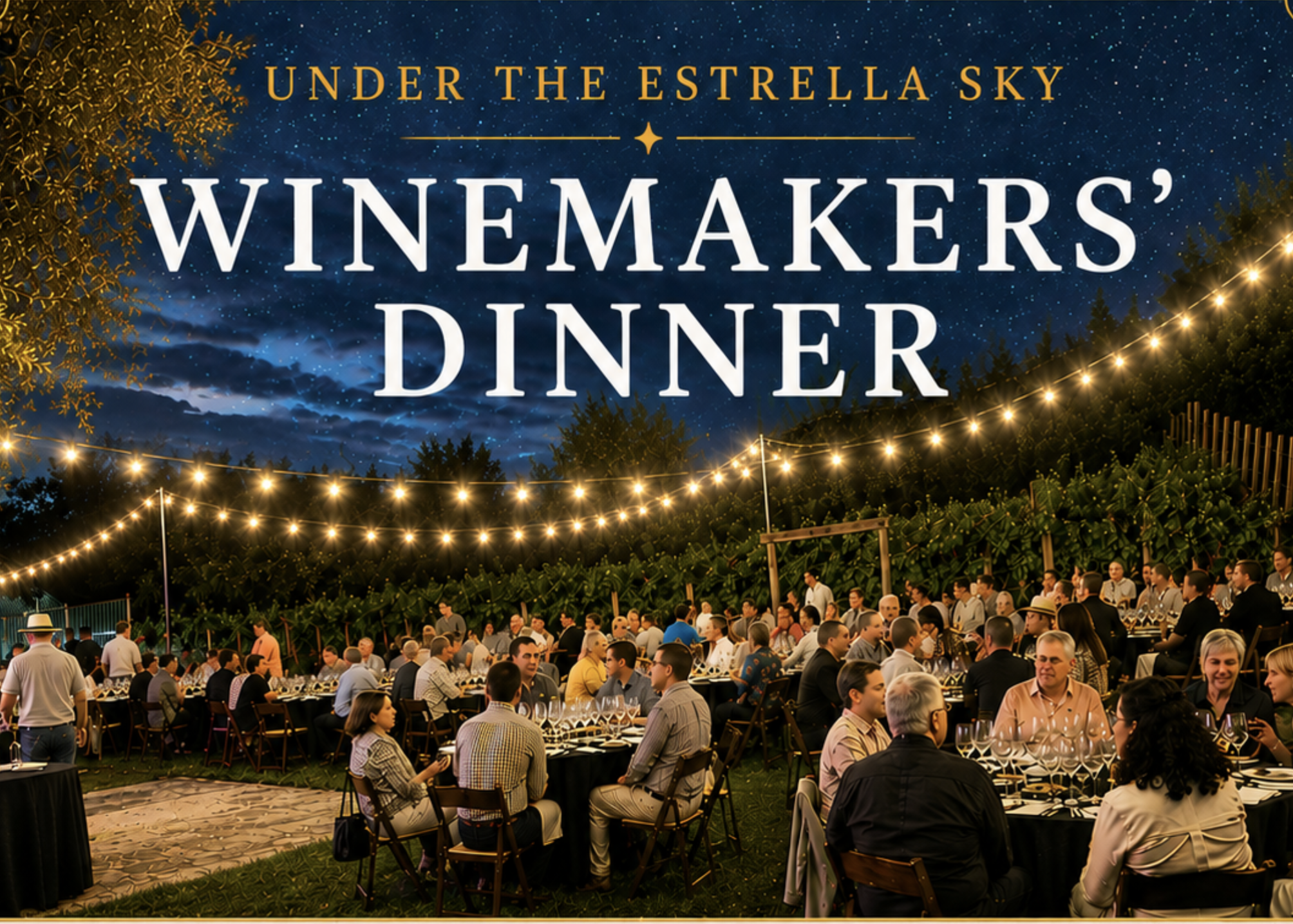 Under the Estrella Sky Winemakers' Dinner