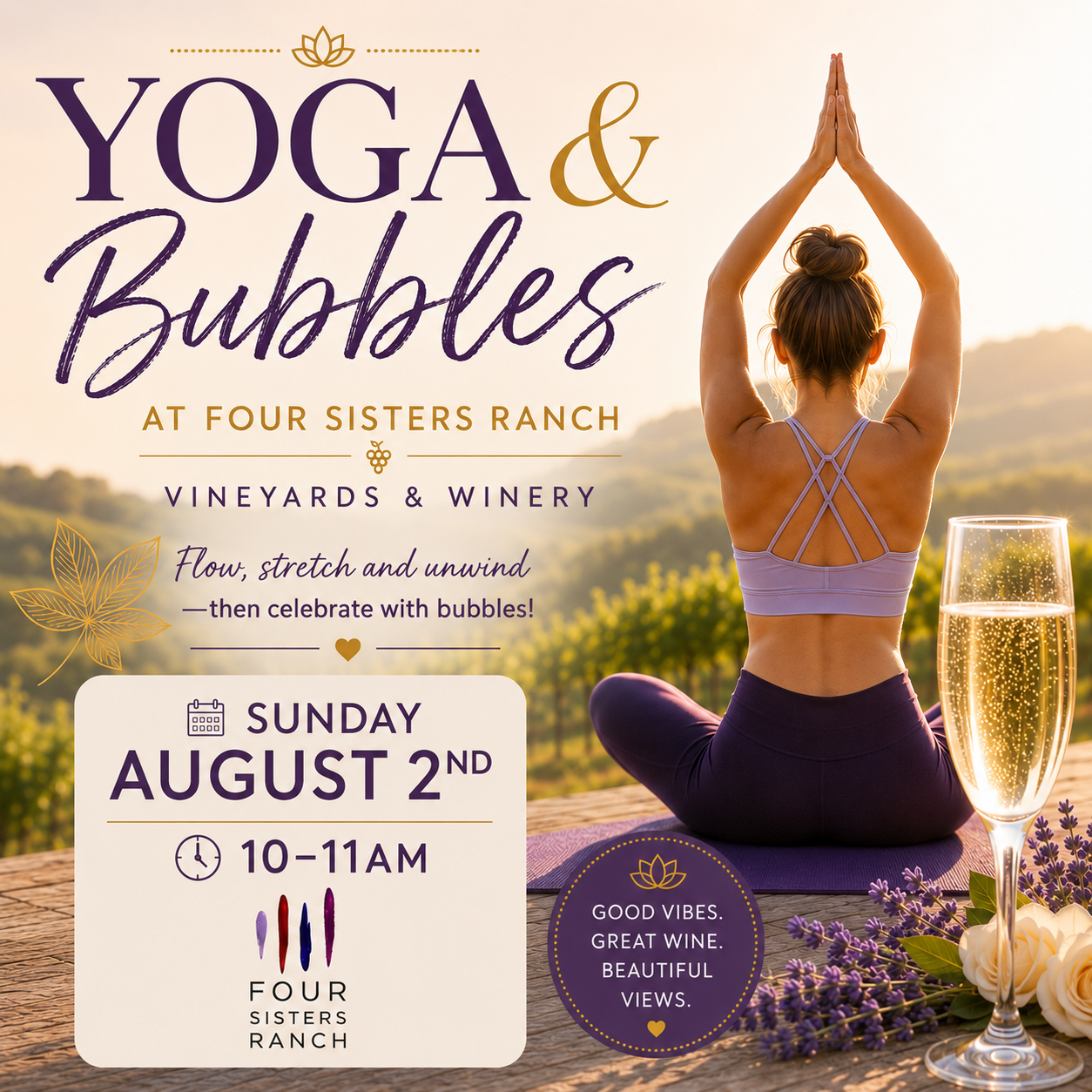 Yoga & Bubbles with Nancy